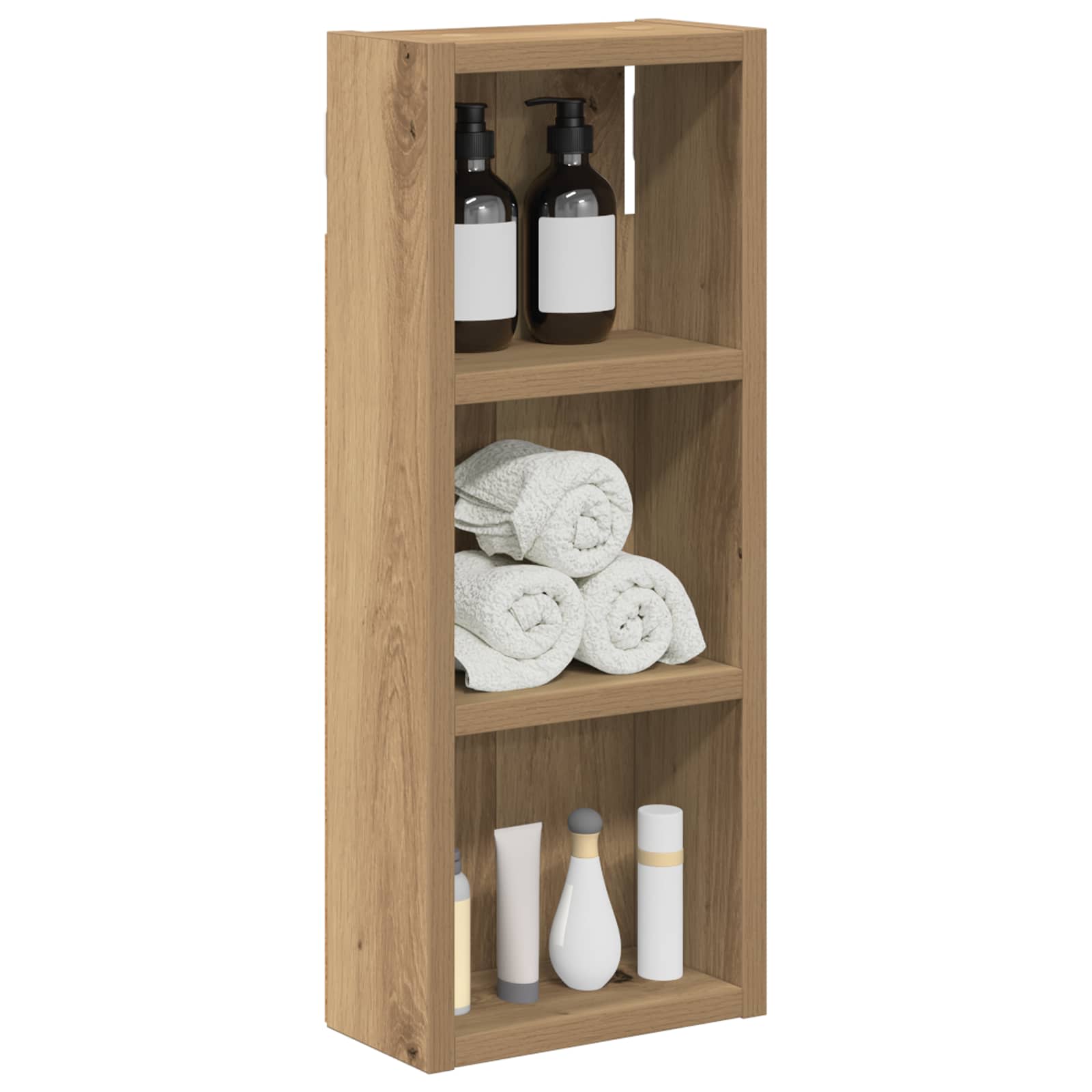 Badkamer wandkast met plank Ambachtelijk eiken 20 x 10 x 50 cm is nu te koop bij PeponiXL, paradijselijk wonen!