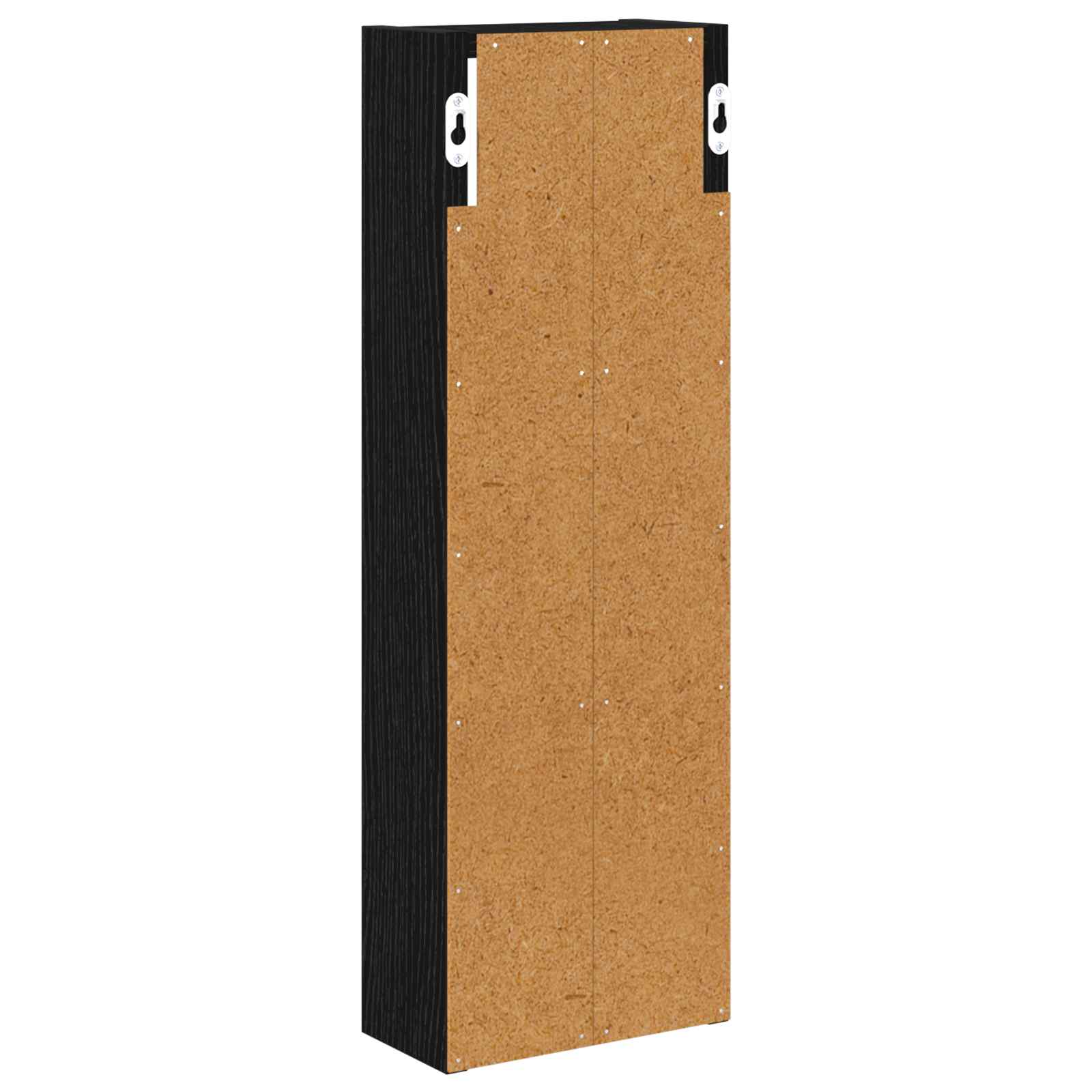 Badkamer wandkast met plank Zwarte Eik 20 x 10 x 60,5 cm is nu te koop bij PeponiXL, paradijselijk wonen!