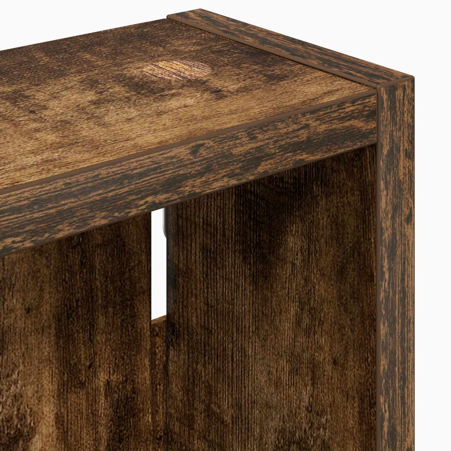 Badkamer wandkast met plank Gerookte Eik 20 x 10 x 60,5 cm is nu te koop bij PeponiXL, paradijselijk wonen!