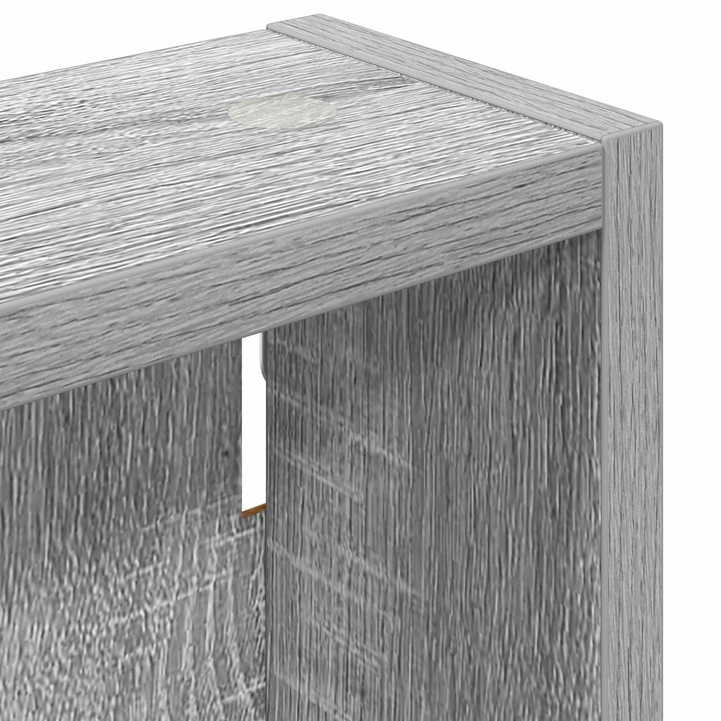 Badkamer wandkast met plank Grijze Sonoma 20 x 10 x 60,5 cm is nu te koop bij PeponiXL, paradijselijk wonen!