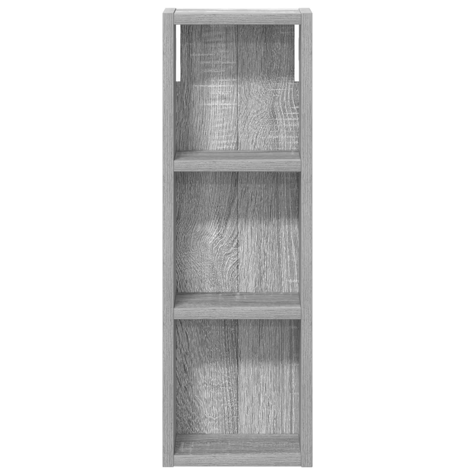 Badkamer wandkast met plank Grijze Sonoma 20 x 10 x 60,5 cm is nu te koop bij PeponiXL, paradijselijk wonen!