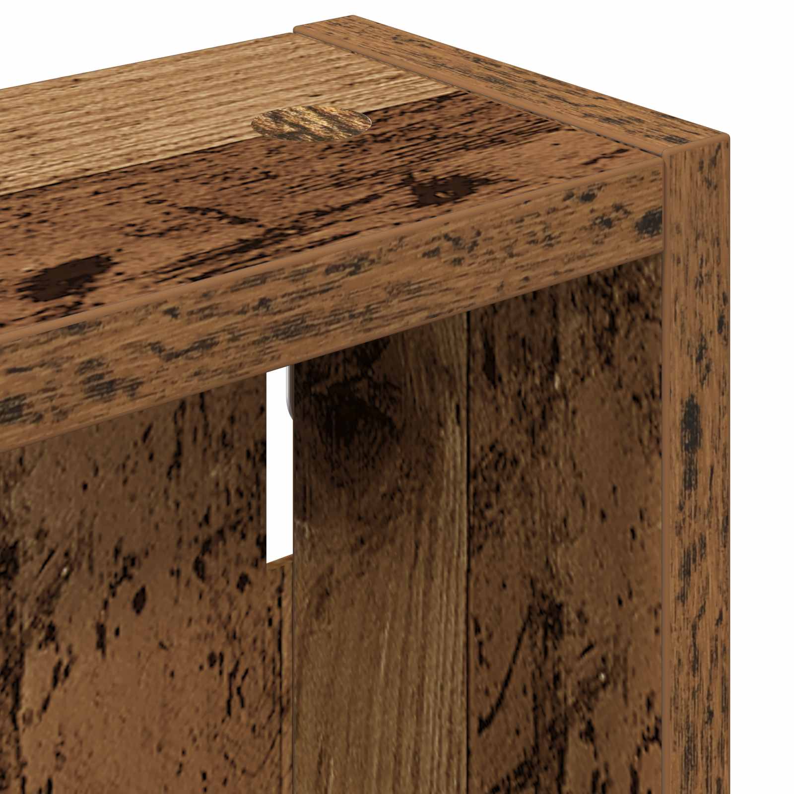 Badkamer wandkast Oudhout 20 x 10 x 60,5 cm Geconstrueerd hout is nu te koop bij PeponiXL, paradijselijk wonen!