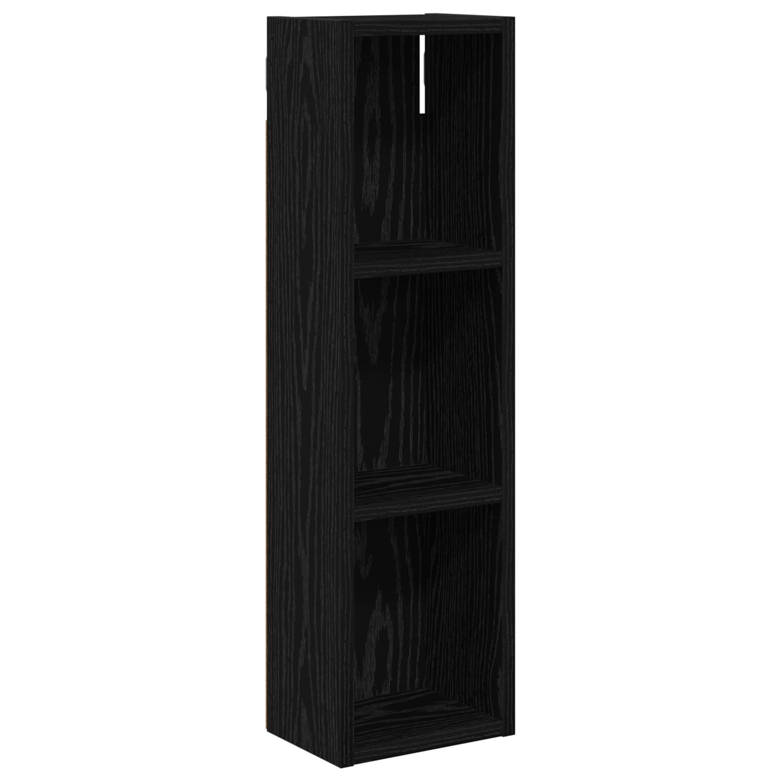 Badkamer wandkast Zwarte Eik 20 x 14 x 70 cm Geconstrueerd hout is nu te koop bij PeponiXL, paradijselijk wonen!