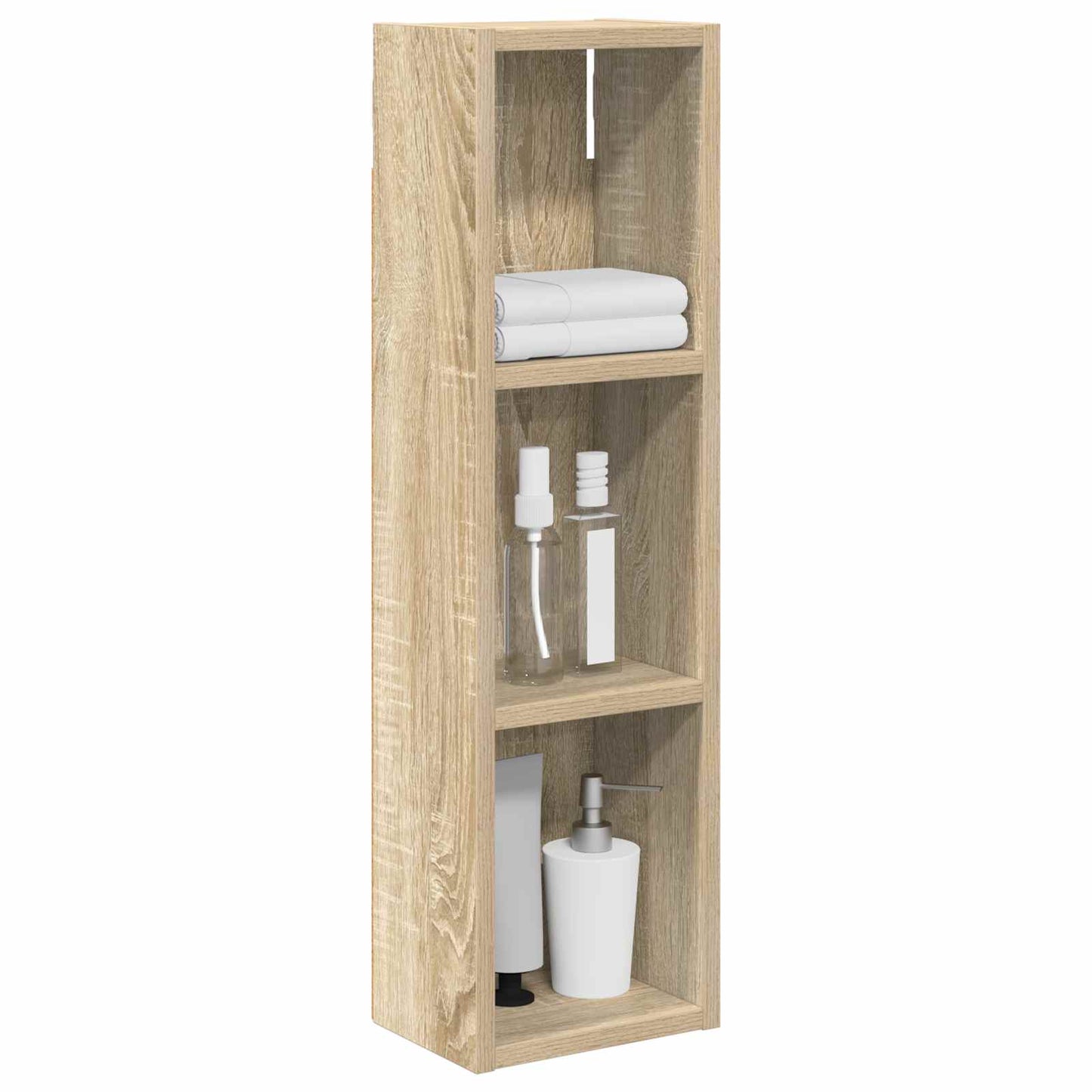 Badkamer wandkast met plank Sonoma Eiken 20 x 14 x 70 cm is nu te koop bij PeponiXL, paradijselijk wonen!