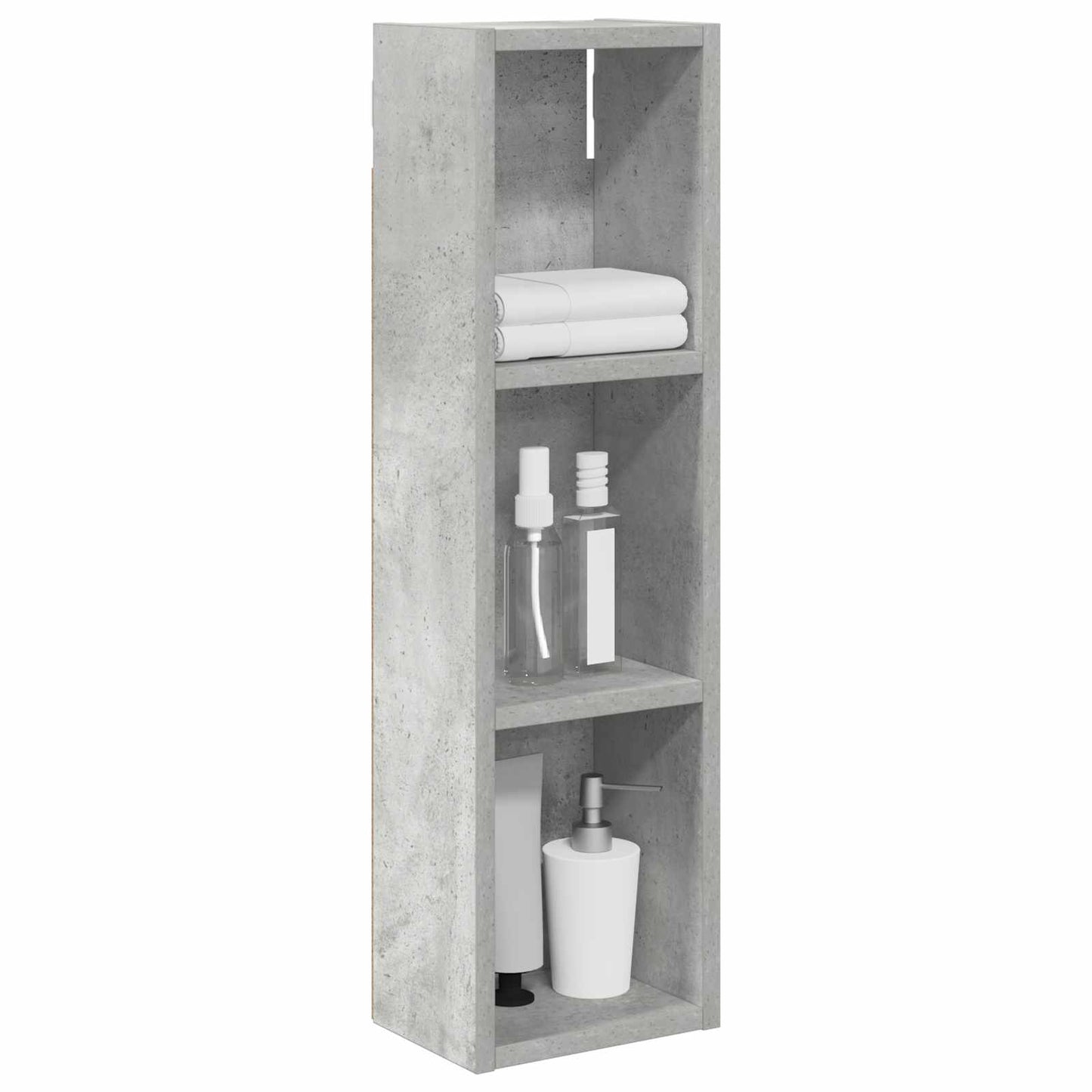 Badkamer wandkast met plank Beton Grijs 20 x 14 x 70 cm is nu te koop bij PeponiXL, paradijselijk wonen!