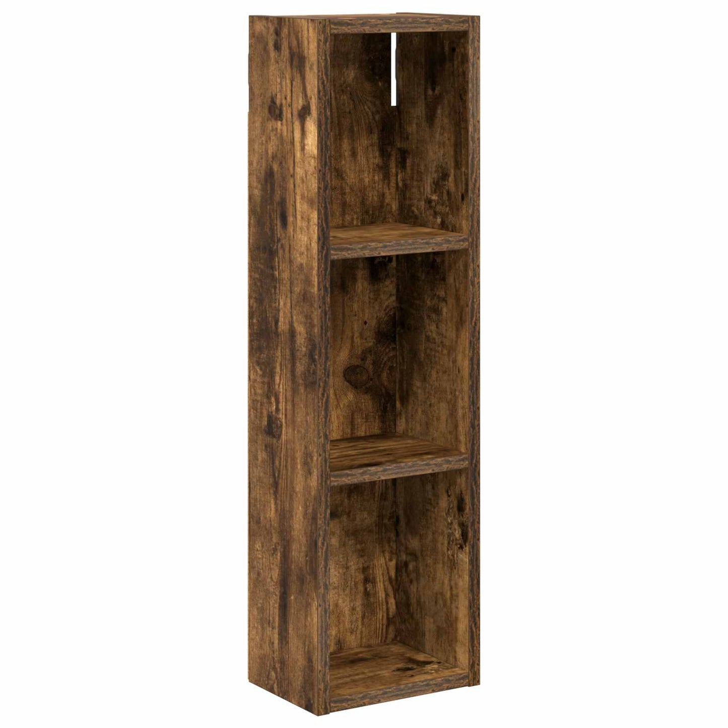 Badkamer wandkast met plank Gerookte Eik 20 x 14 x 70 cm is nu te koop bij PeponiXL, paradijselijk wonen!