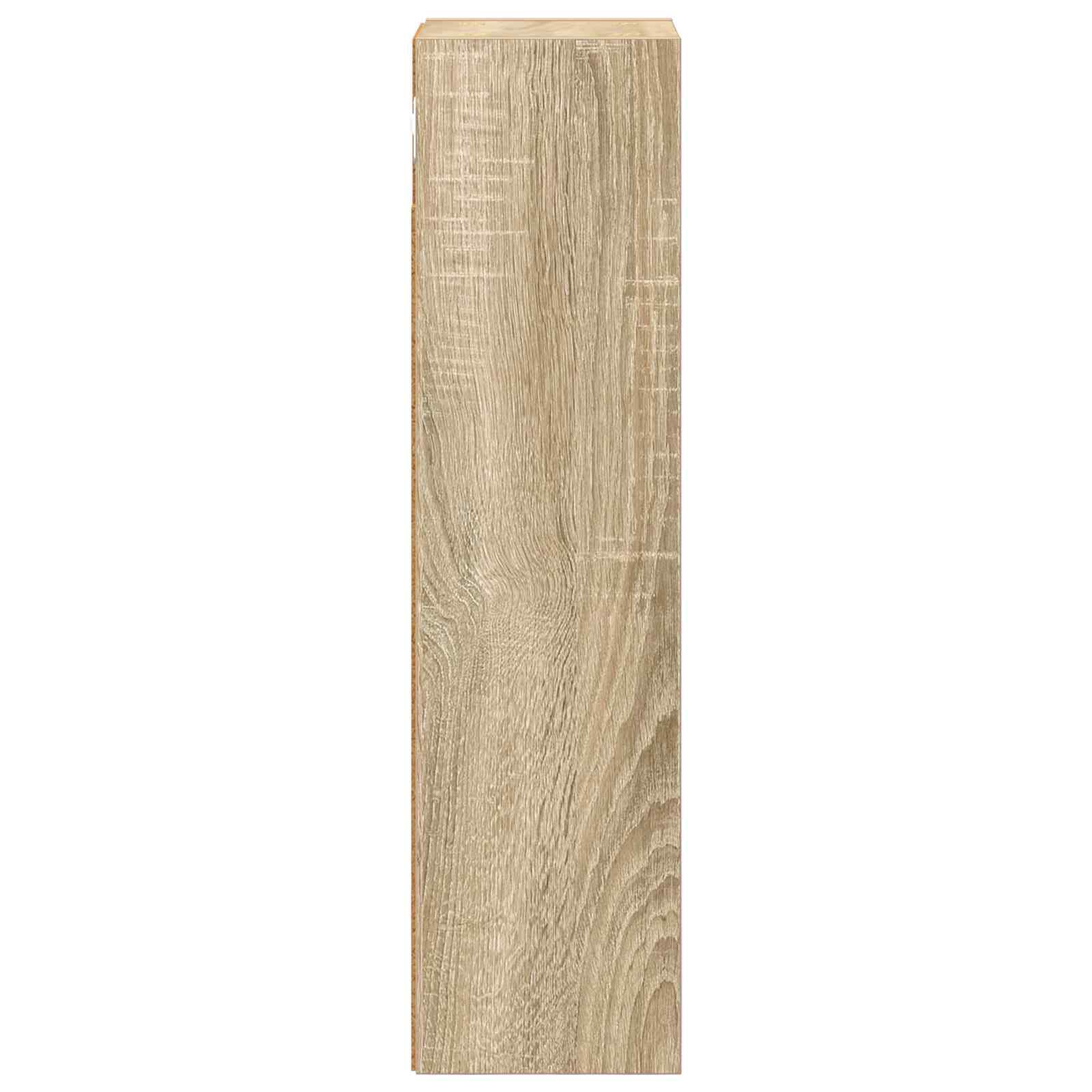 Badkamer wandkast met plank Sonoma Eiken 20 x 16 x 62,5 cm is nu te koop bij PeponiXL, paradijselijk wonen!