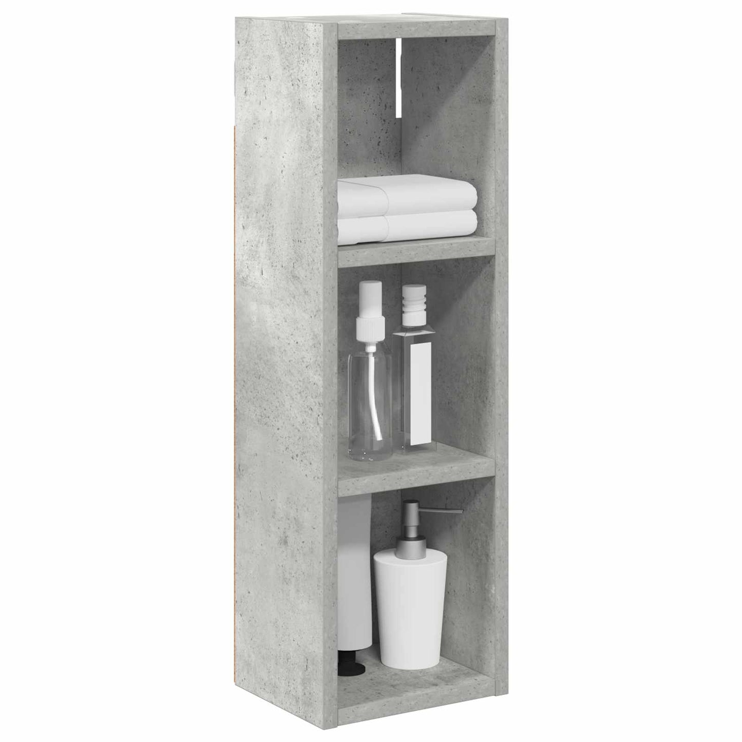 Badkamer wandkast met plank Beton Grijs 20 x 16 x 62,5 cm is nu te koop bij PeponiXL, paradijselijk wonen!