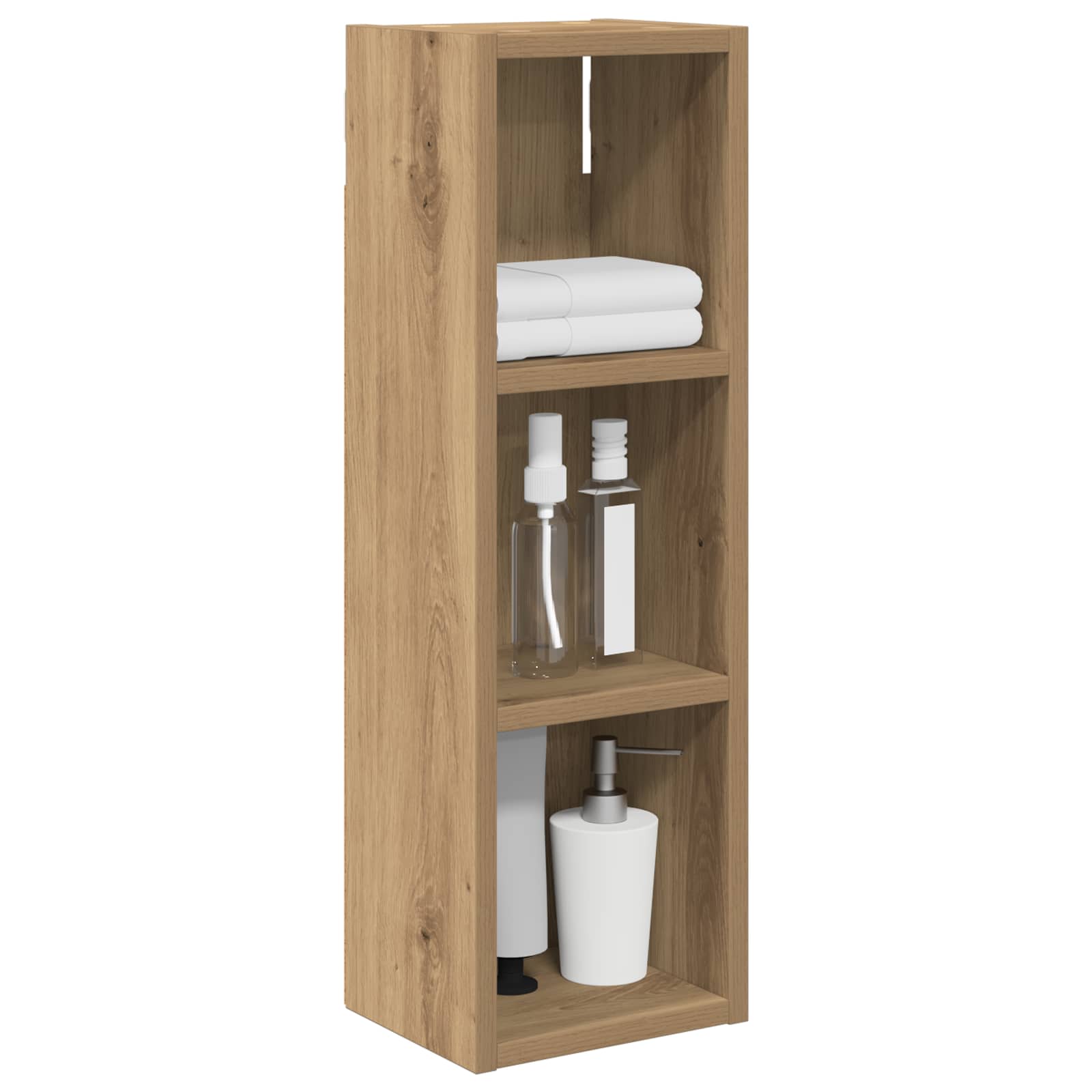 Badkamer wandkast Ambachtelijk eiken 20 x 16 x 62,5 cm is nu te koop bij PeponiXL, paradijselijk wonen!