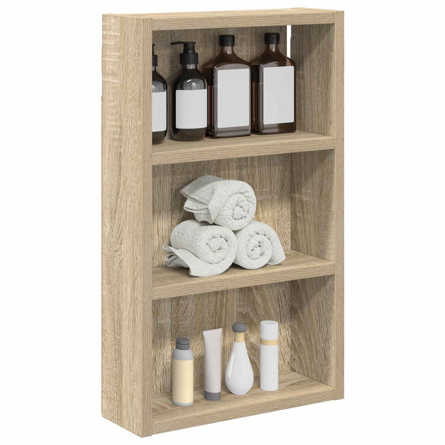 Badkamer wandkast met plank Sonoma Eiken 30 x 10 x 50 cm is nu te koop bij PeponiXL, paradijselijk wonen!