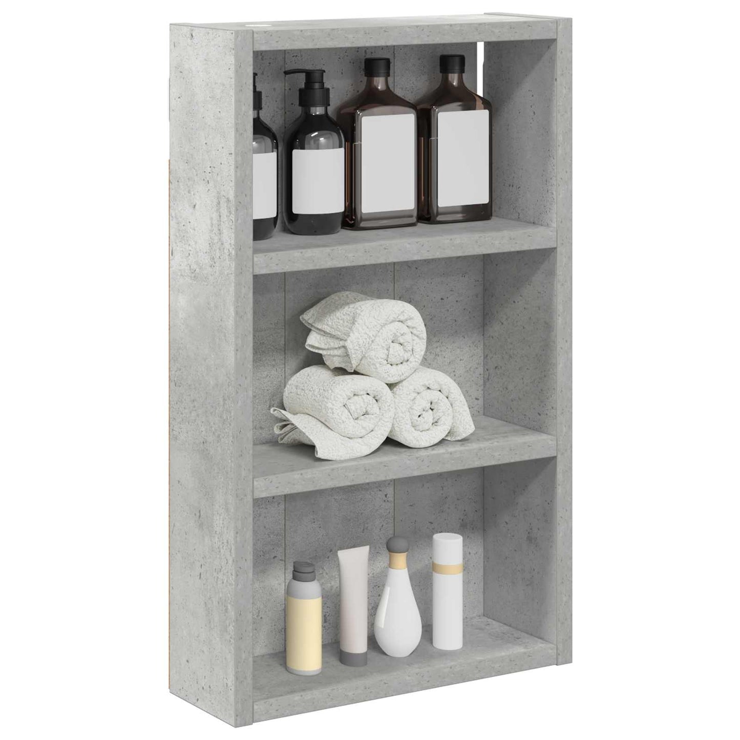 Badkamer wandkast met plank Beton Grijs 30 x 10 x 50 cm is nu te koop bij PeponiXL, paradijselijk wonen!