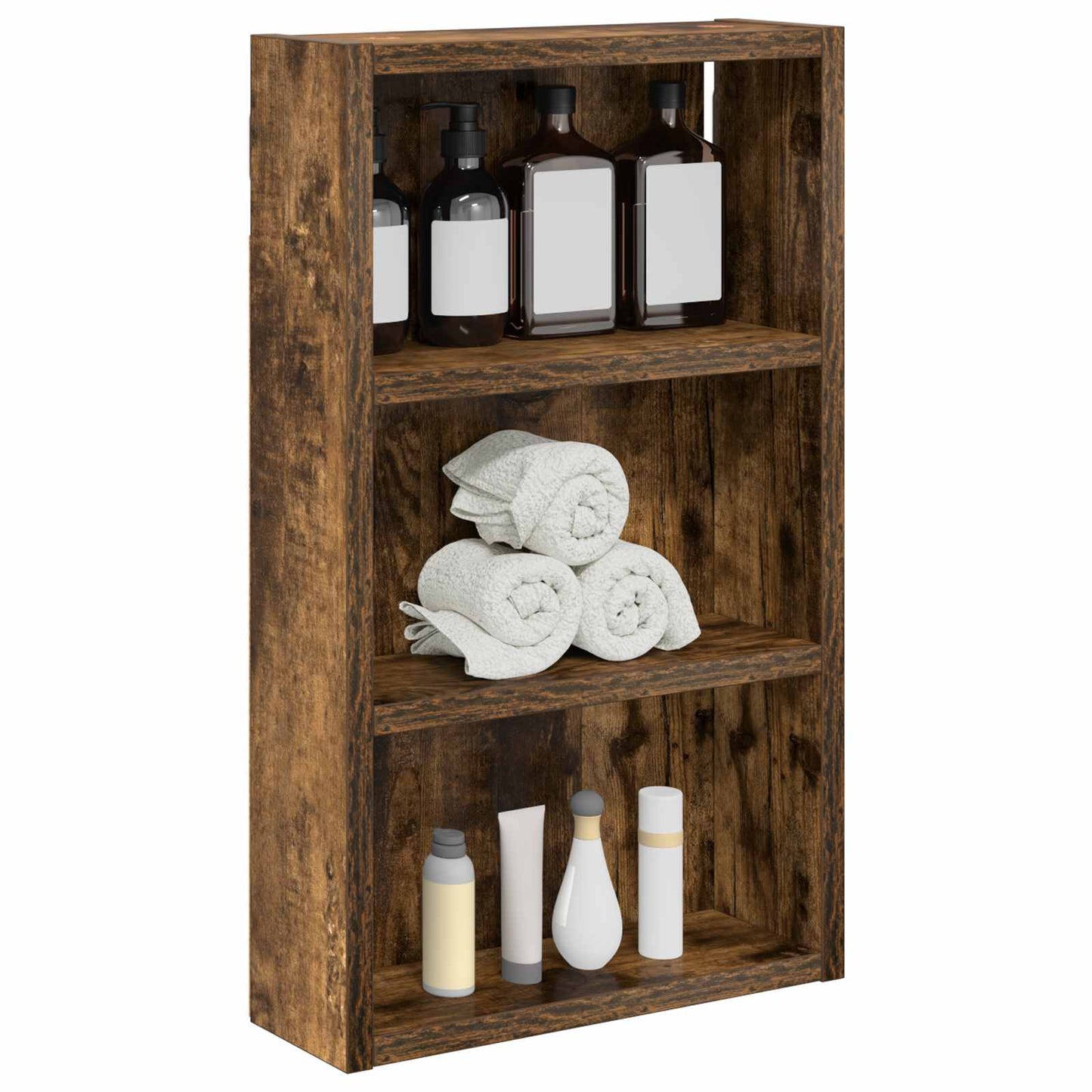 Badkamer wandkast met plank Gerookte Eik 30 x 10 x 50 cm is nu te koop bij PeponiXL, paradijselijk wonen!