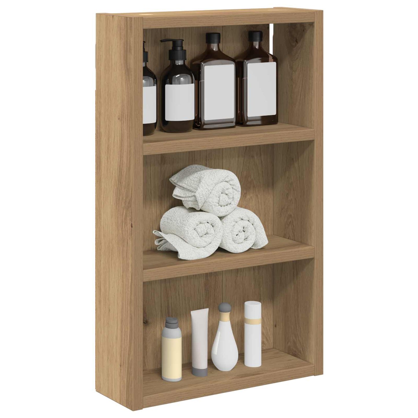 Badkamer wandkast met plank Ambachtelijk eiken 30 x 10 x 50 cm is nu te koop bij PeponiXL, paradijselijk wonen!