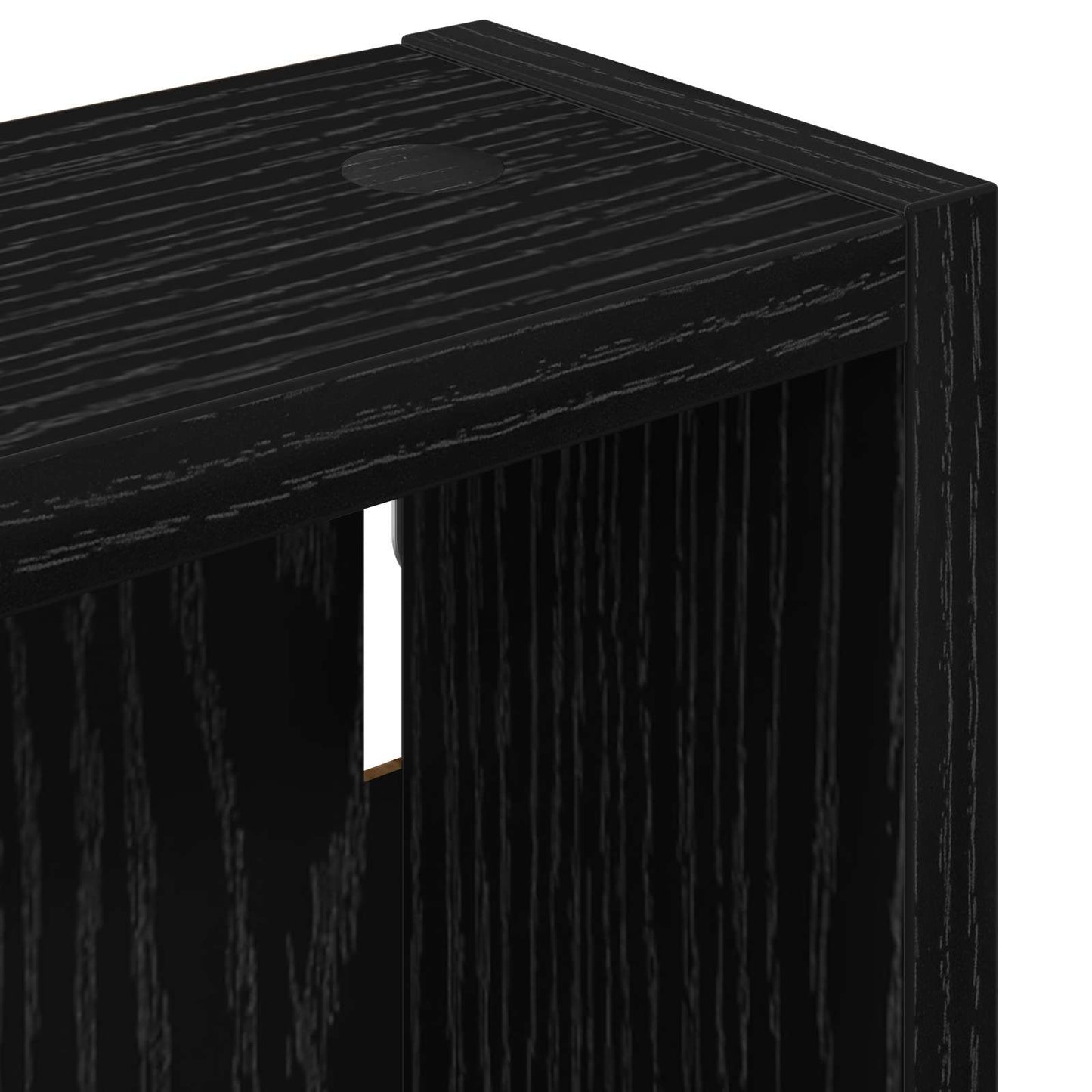 Badkamer wandkast met plank Zwarte Eik 30 x 10 x 60,5 cm is nu te koop bij PeponiXL, paradijselijk wonen!
