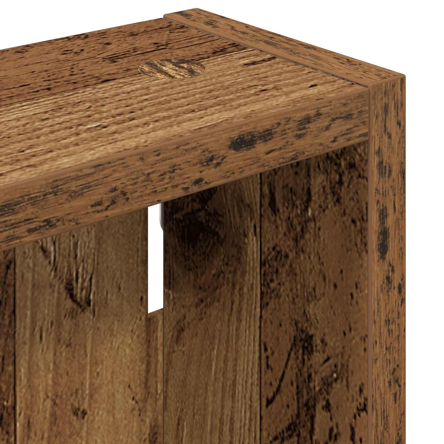Badkamer wandkast Oudhout 30 x 10 x 60,5 cm Geconstrueerd hout is nu te koop bij PeponiXL, paradijselijk wonen!