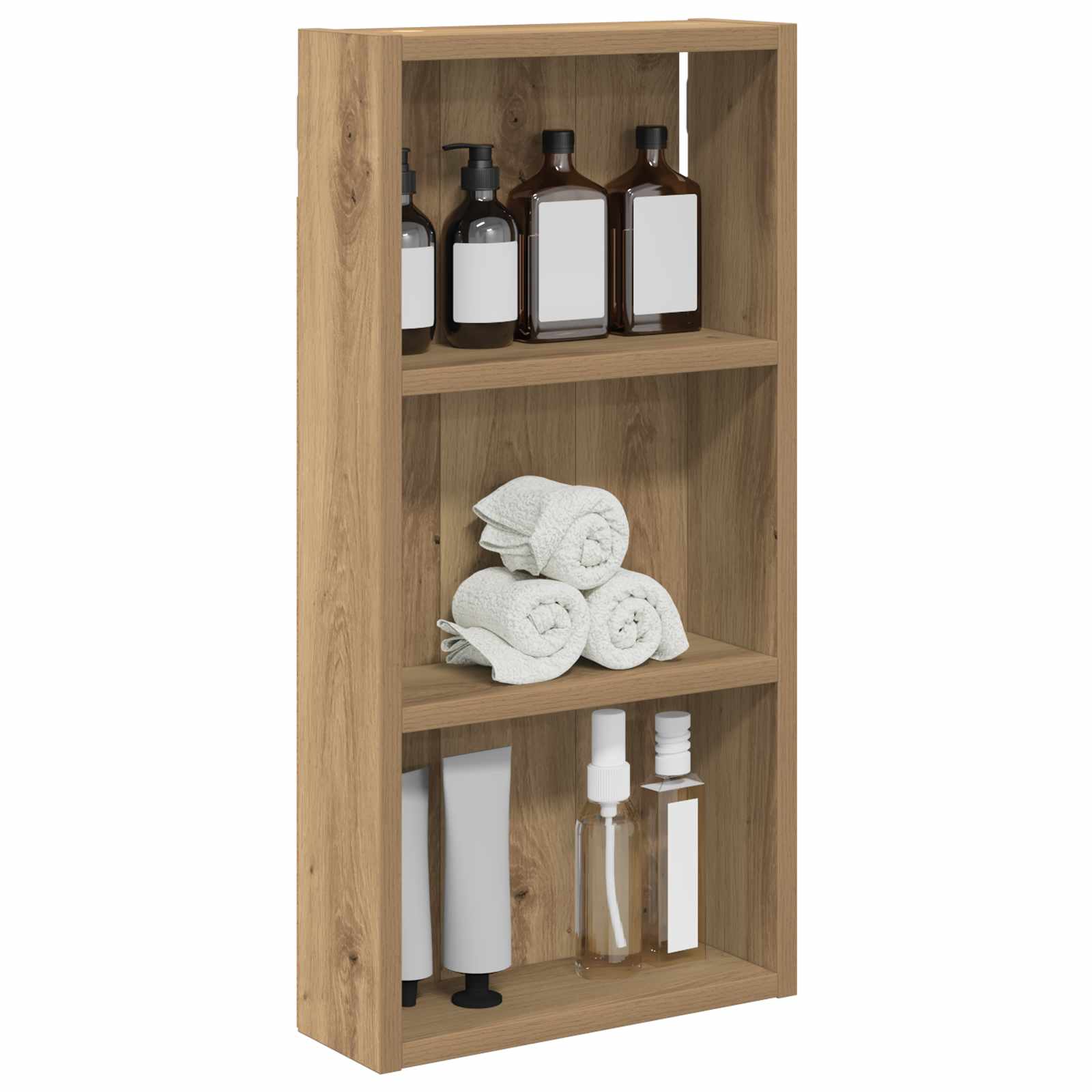 Badkamer wandkast Ambachtelijk eiken 30 x 10 x 60,5 cm is nu te koop bij PeponiXL, paradijselijk wonen!