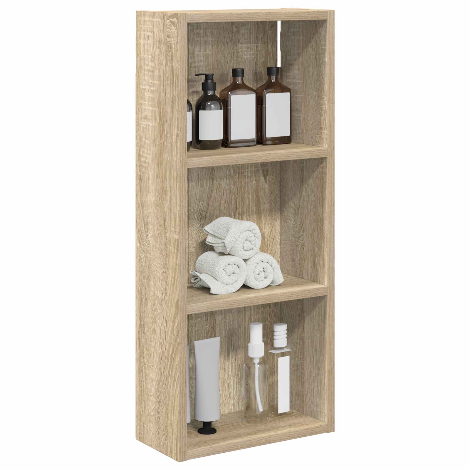 Badkamer wandkast met plank Sonoma Eiken 30 x 14 x 70 cm is nu te koop bij PeponiXL, paradijselijk wonen!