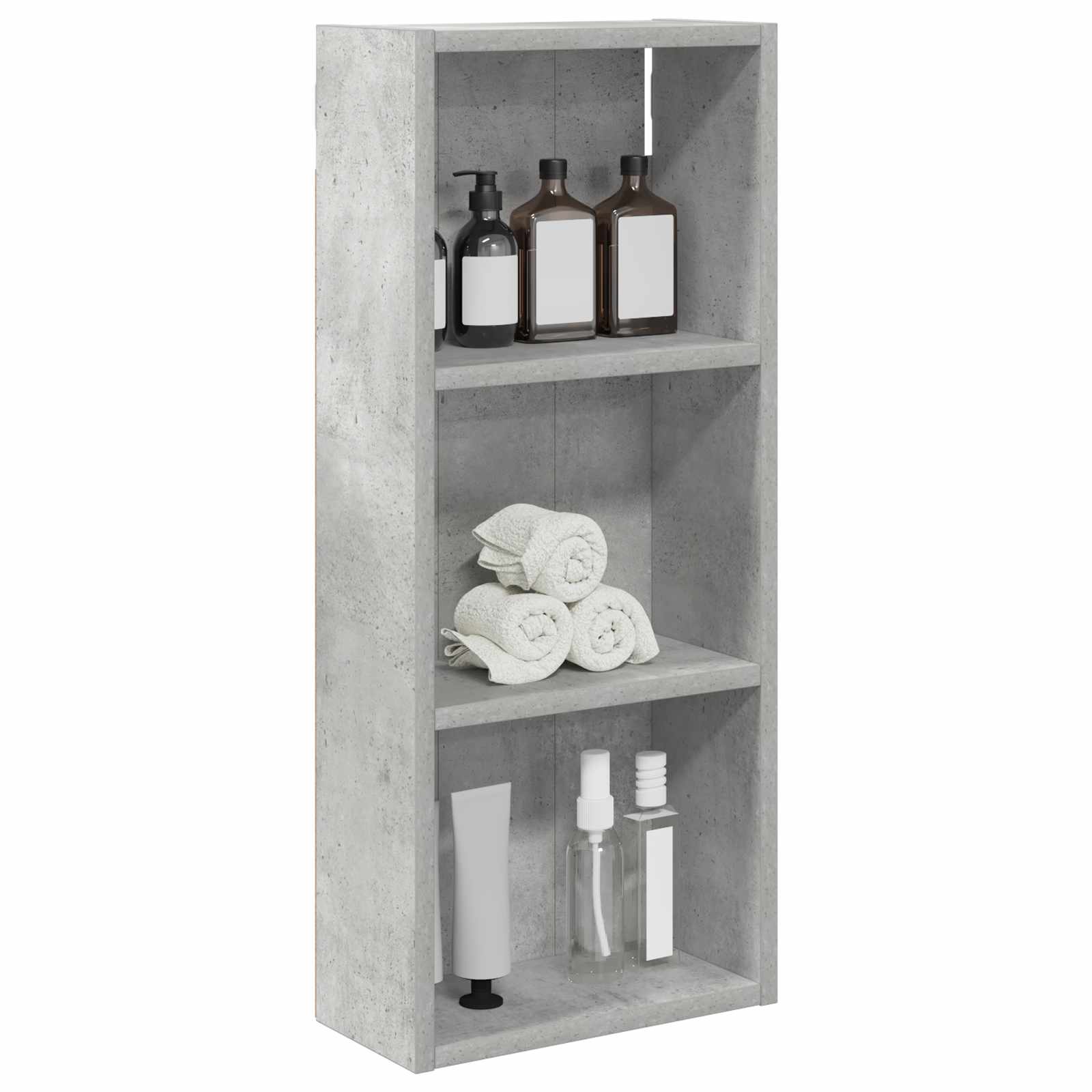 Badkamer wandkast met plank Beton Grijs 30 x 14 x 70 cm is nu te koop bij PeponiXL, paradijselijk wonen!
