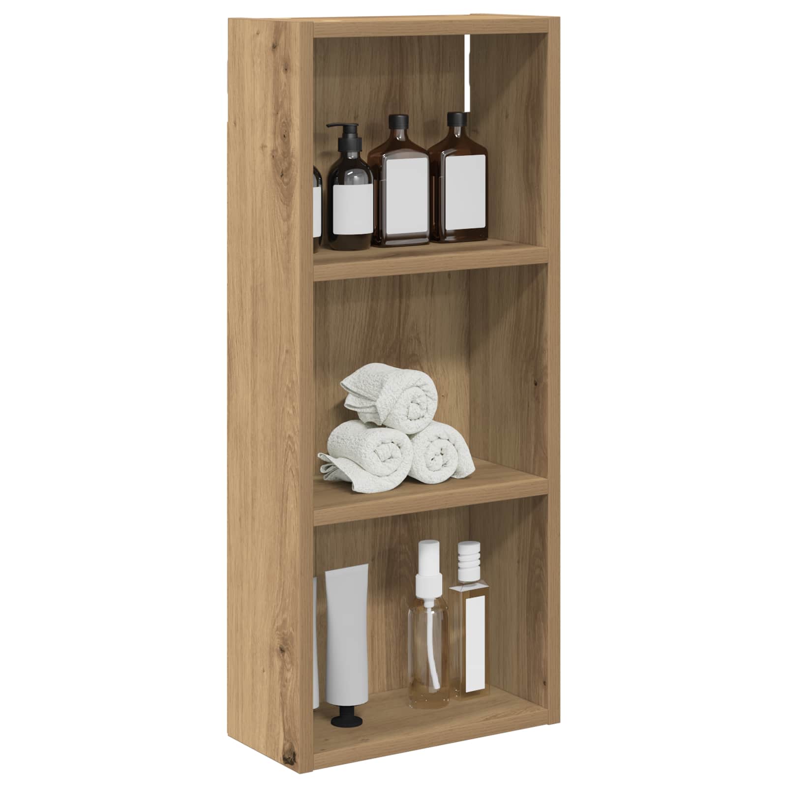 Badkamer wandkast met plank Ambachtelijk eiken 30 x 14 x 70 cm is nu te koop bij PeponiXL, paradijselijk wonen!