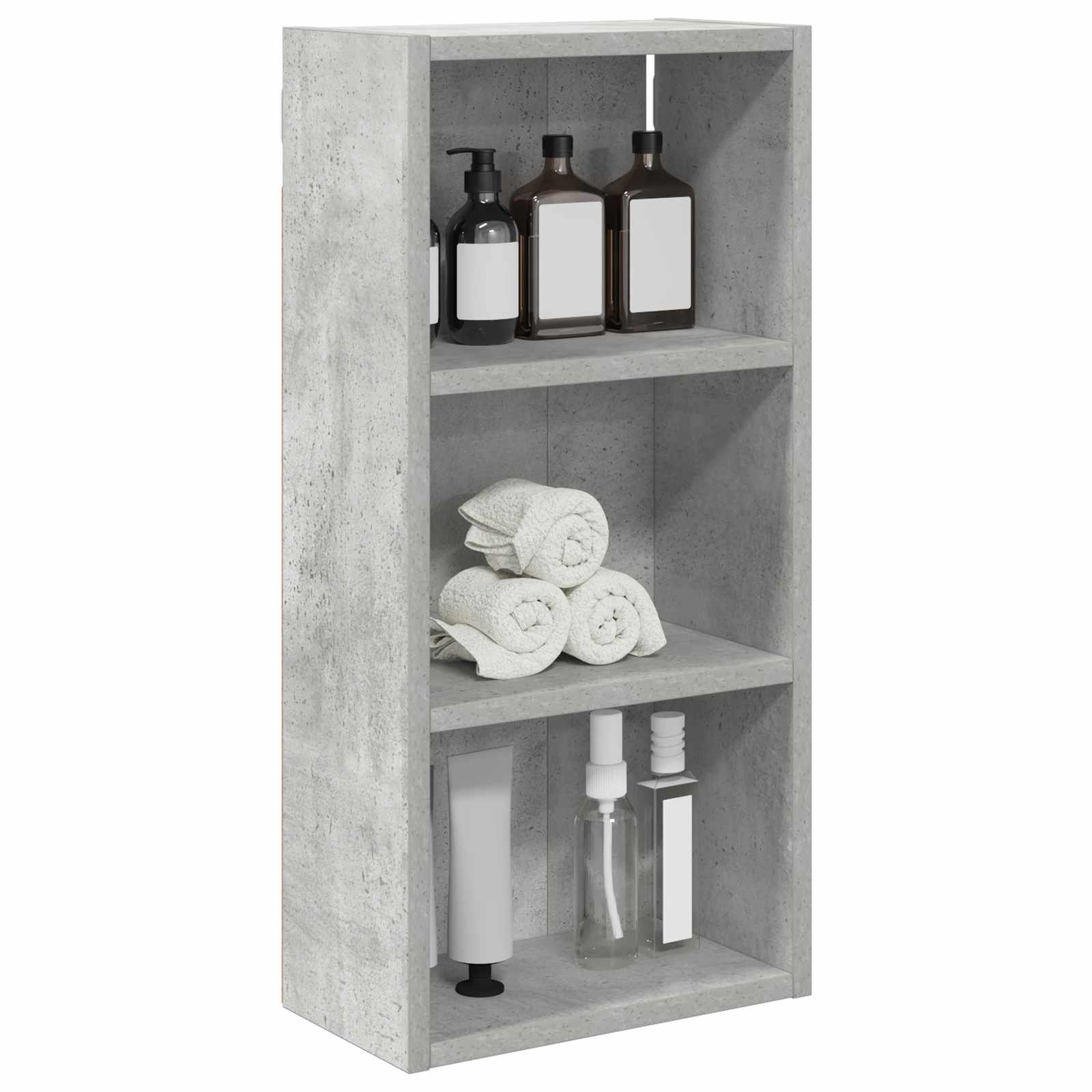 Badkamer wandkast met plank Beton Grijs 30 x 16 x 62,5 cm is nu te koop bij PeponiXL, paradijselijk wonen!