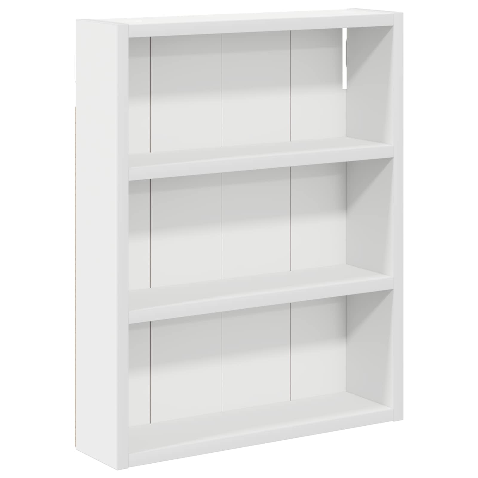 Badkamer wandkast Wit 40 x 10 x 50 cm Geconstrueerd hout is nu te koop bij PeponiXL, paradijselijk wonen!