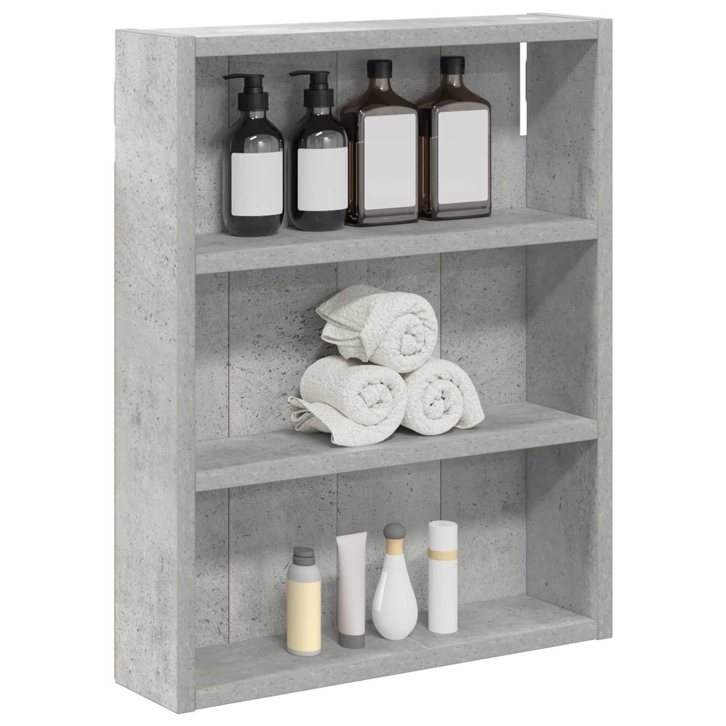 Badkamer wandkast met plank Beton Grijs 40 x 10 x 50 cm is nu te koop bij PeponiXL, paradijselijk wonen!