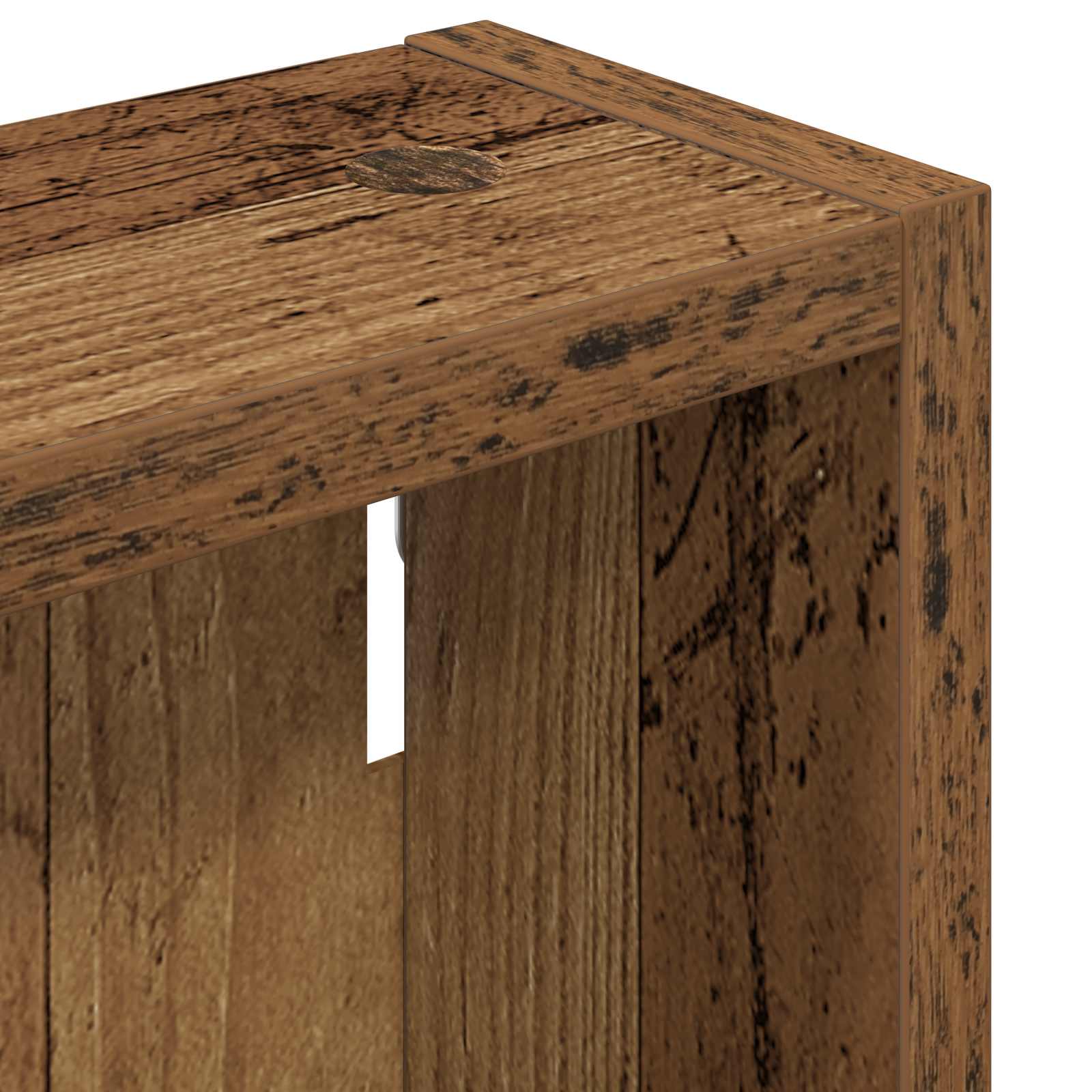 Badkamer wandkast Oudhout 40 x 10 x 50 cm Geconstrueerd hout is nu te koop bij PeponiXL, paradijselijk wonen!