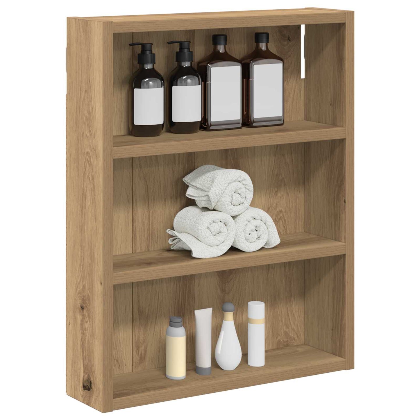 Badkamer wandkast met plank Ambachtelijk eiken 40 x 10 x 50 cm is nu te koop bij PeponiXL, paradijselijk wonen!