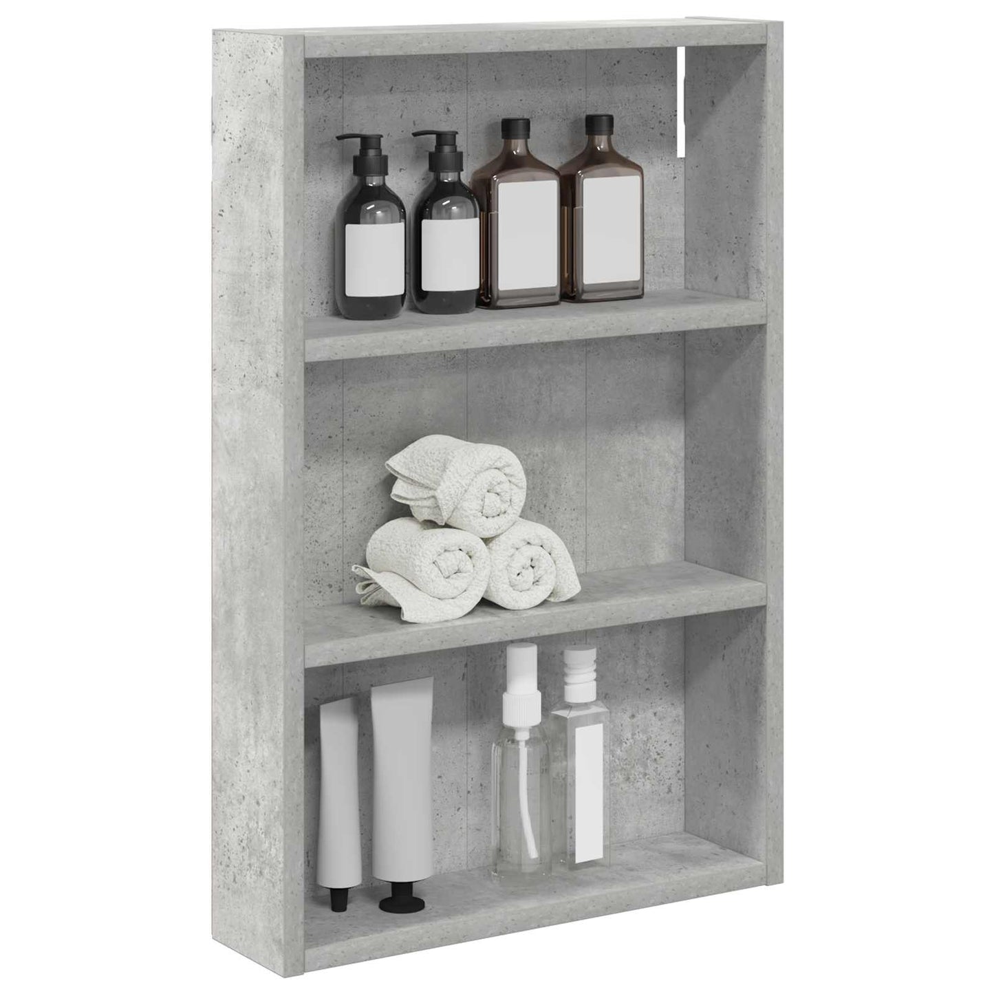 Badkamer wandkast met plank Beton Grijs 40 x 10 x 60,5 cm is nu te koop bij PeponiXL, paradijselijk wonen!