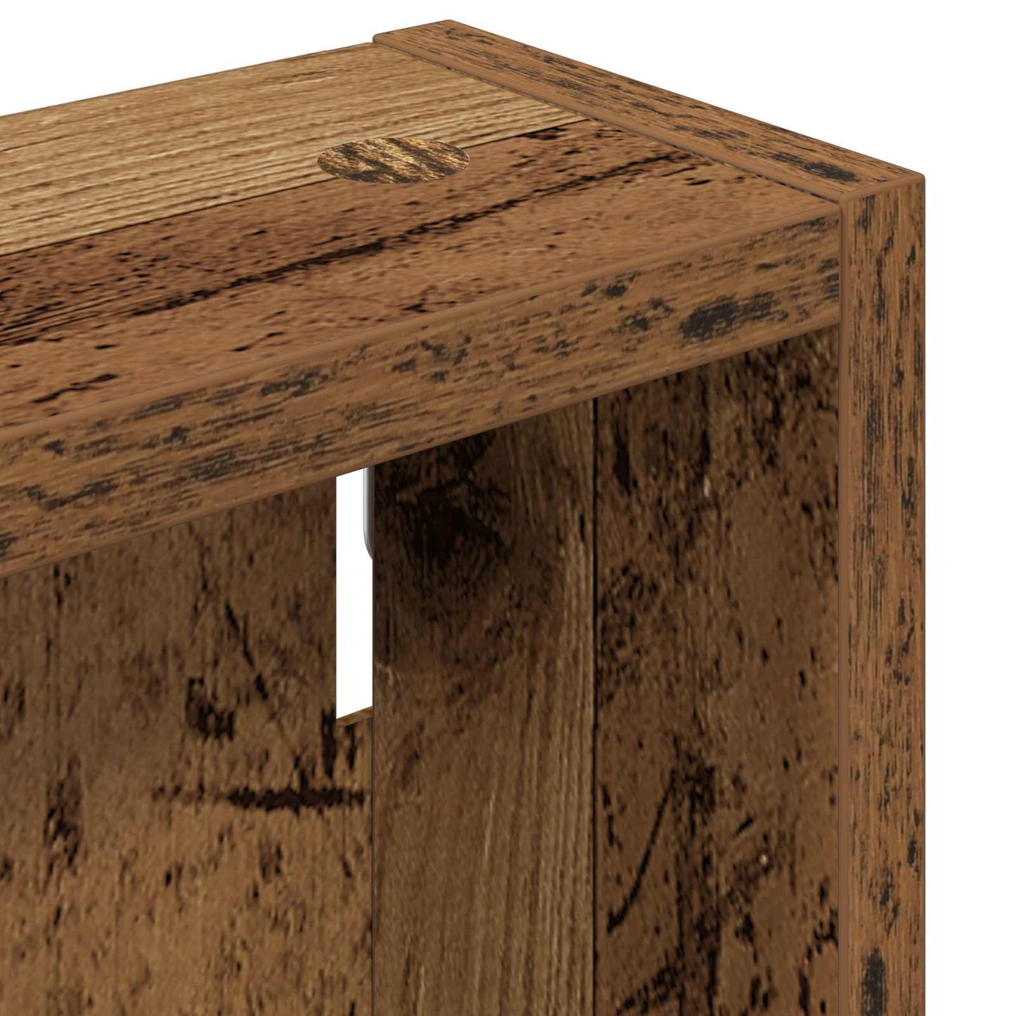 Badkamer wandkast Oudhout 40 x 10 x 60,5 cm Geconstrueerd hout is nu te koop bij PeponiXL, paradijselijk wonen!