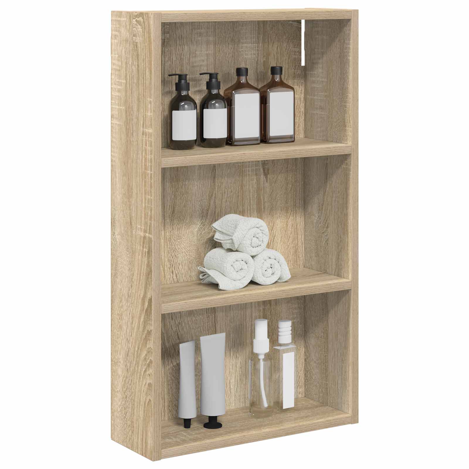 Badkamer wandkast met plank Sonoma Eiken 40 x 14 x 70 cm is nu te koop bij PeponiXL, paradijselijk wonen!