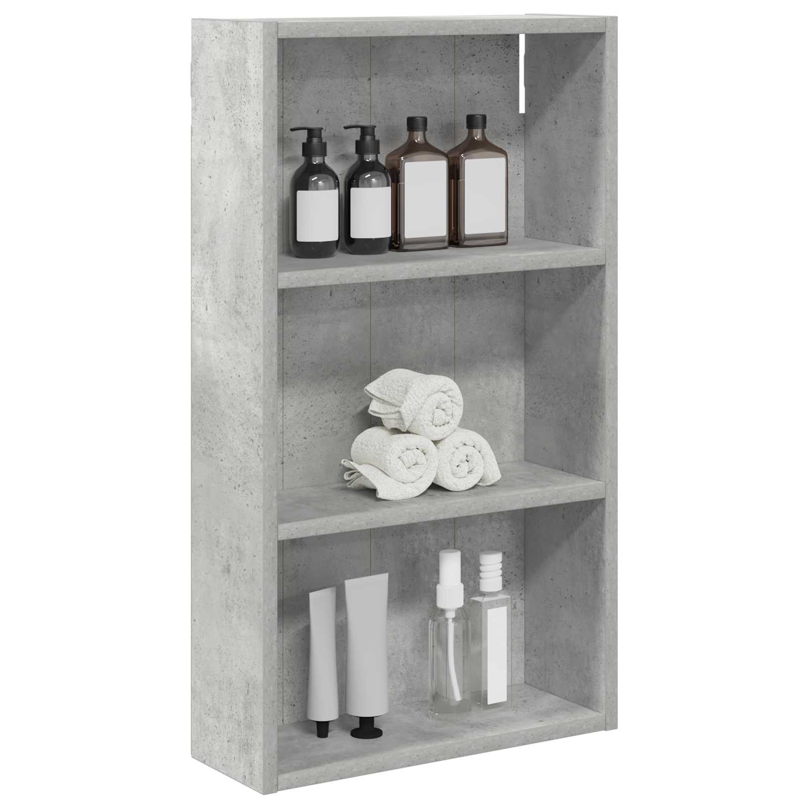 Badkamer wandkast met plank Beton Grijs 40 x 14 x 70 cm is nu te koop bij PeponiXL, paradijselijk wonen!