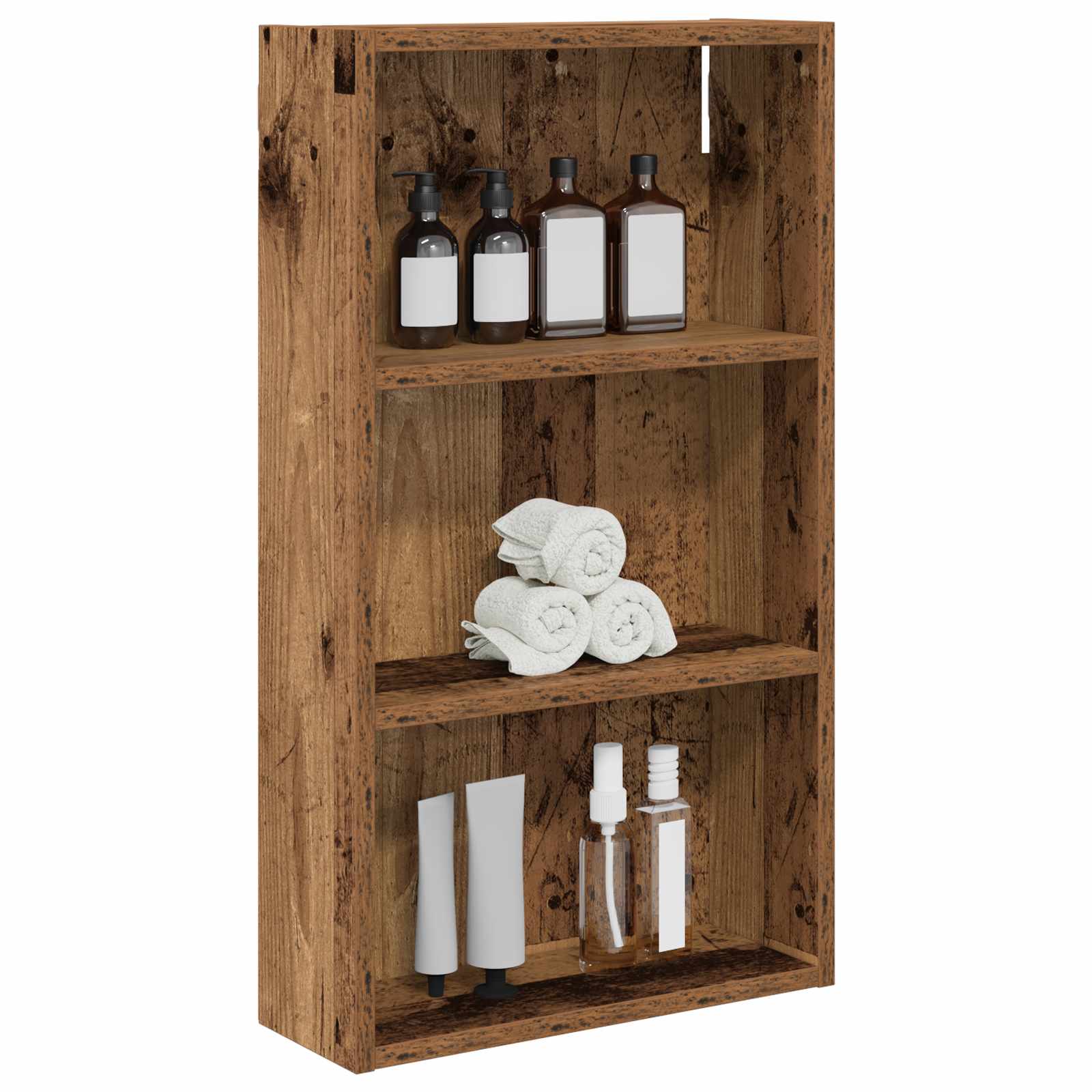 Badkamer wandkast Oudhout 40 x 14 x 70 cm Geconstrueerd hout is nu te koop bij PeponiXL, paradijselijk wonen!