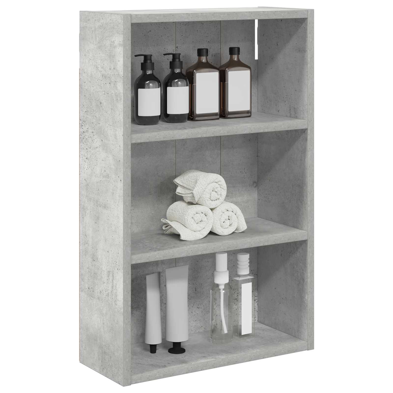 Badkamer wandkast met plank Beton Grijs 40 x 16 x 62,5 cm is nu te koop bij PeponiXL, paradijselijk wonen!