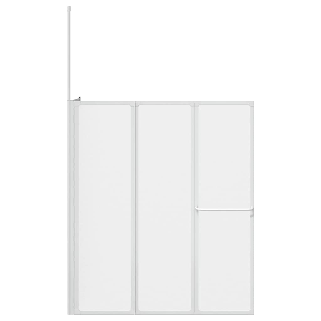 Bad Scheidingswand Mat 120 x 70 x 137 cm Aluminium is nu te koop bij PeponiXL, paradijselijk wonen!