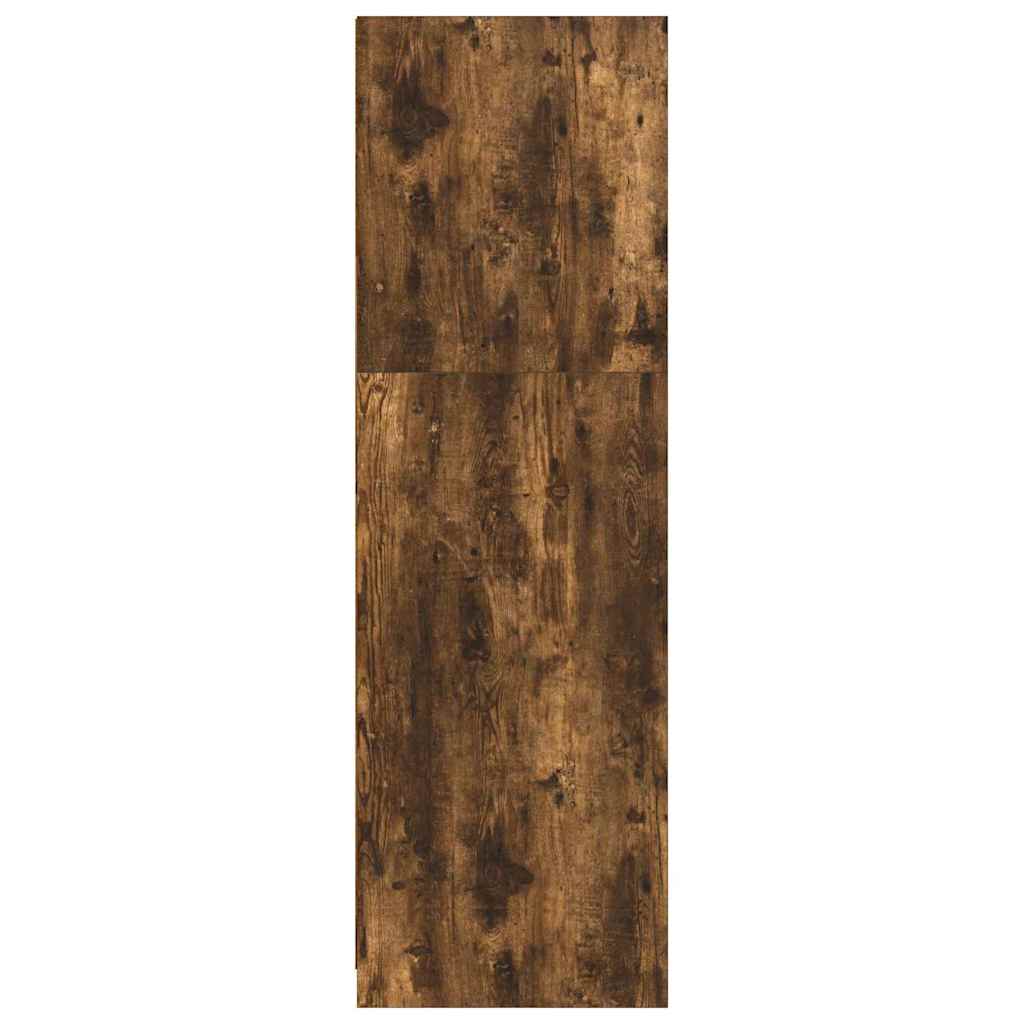 Kledingkast Gerookte Eik 79,5 x 49 x 156 cm Geconstrueerd hout is nu te koop bij PeponiXL, paradijselijk wonen!