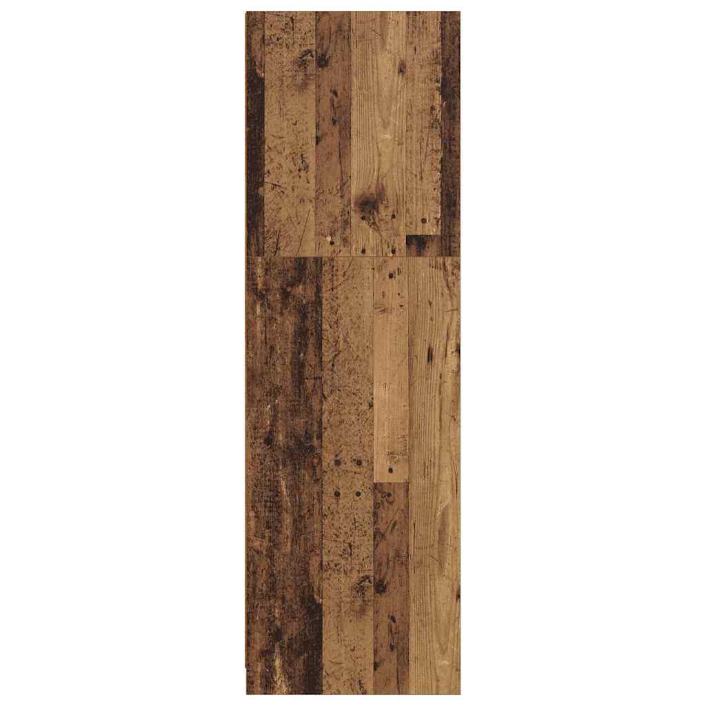 Kledingkast Oudhout 79,5 x 49 x 156 cm Geconstrueerd hout is nu te koop bij PeponiXL, paradijselijk wonen!