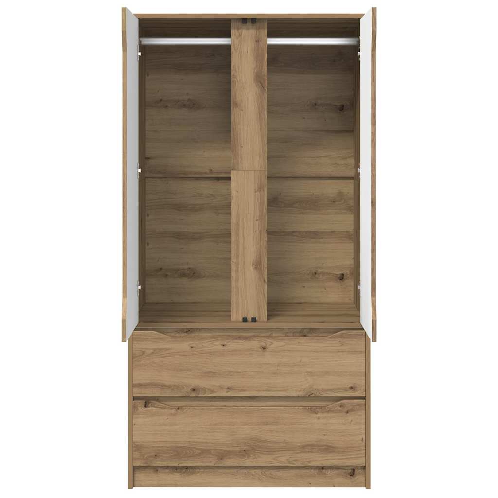 Kledingkast Artisan Eik 79,5 x 49 x 156 cm Geconstrueerd hout is nu te koop bij PeponiXL, paradijselijk wonen!