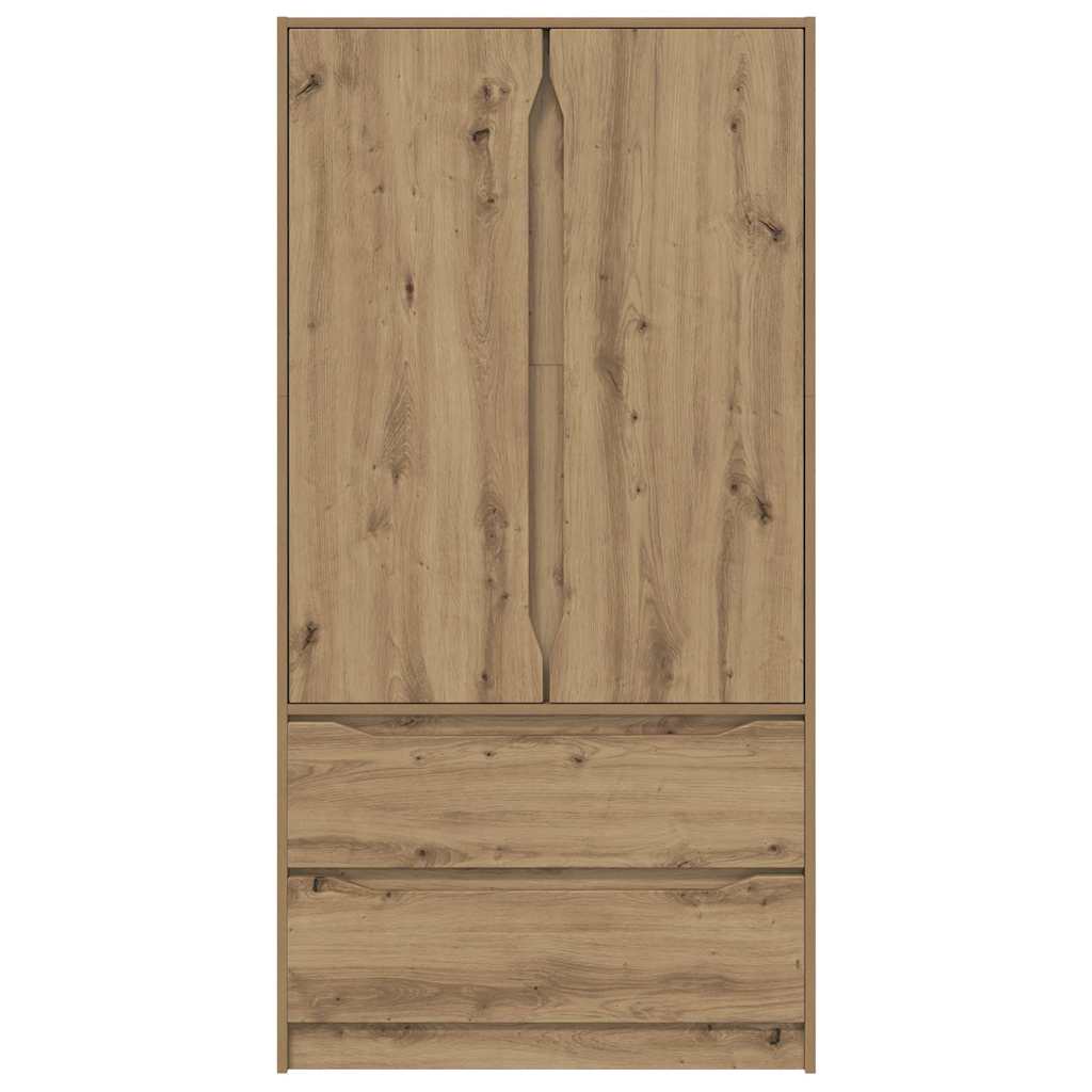 Kledingkast Artisan Eik 79,5 x 49 x 156 cm Geconstrueerd hout is nu te koop bij PeponiXL, paradijselijk wonen!