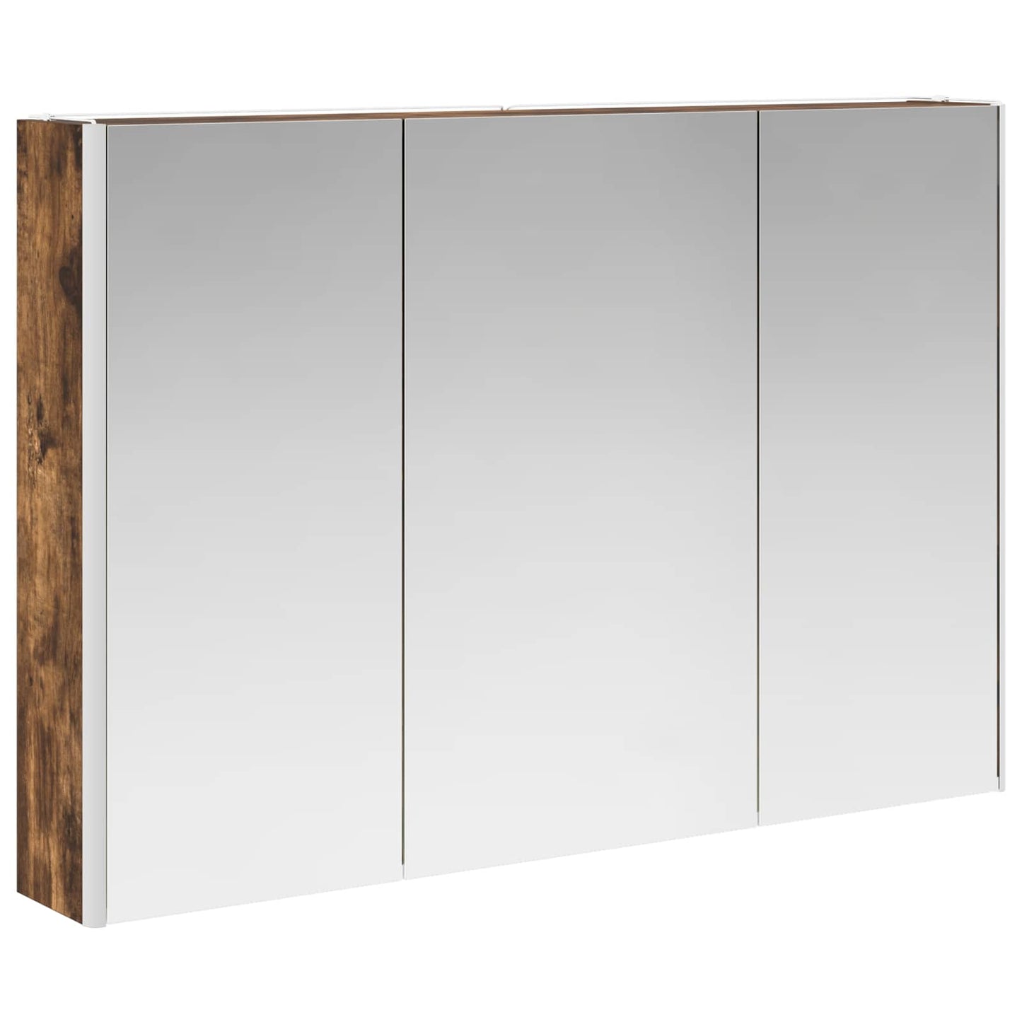 Badkamerkastenset 4 pcs Gerookt eiken 103,5 x 15,5 x 70 cm