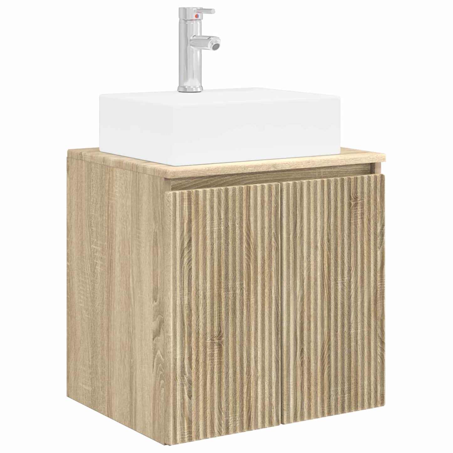 Badkamerkastenset 5 pcs Sonoma Eiken Bewerkt hout