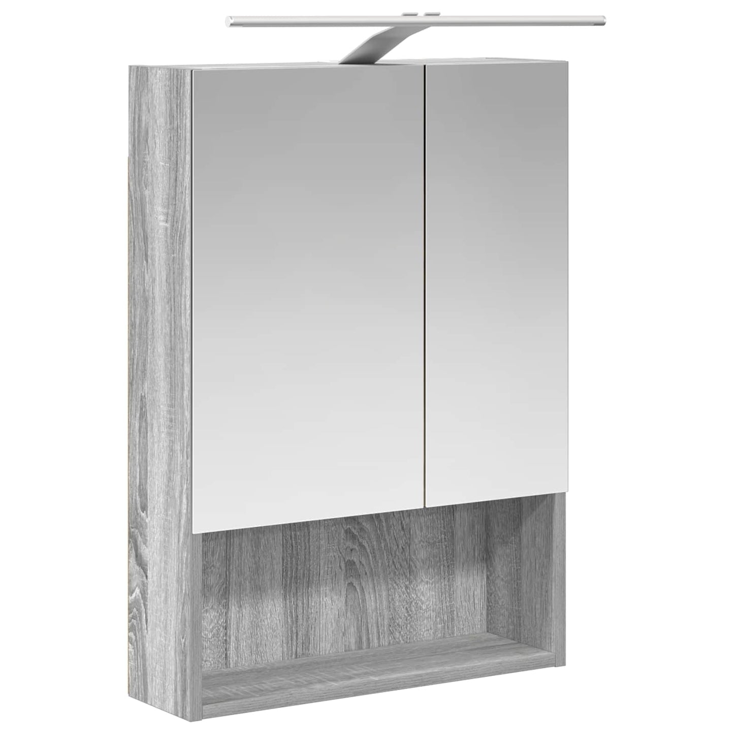 Badkamerkastenset 5 pcs Grijs Sonoma Bewerkt hout