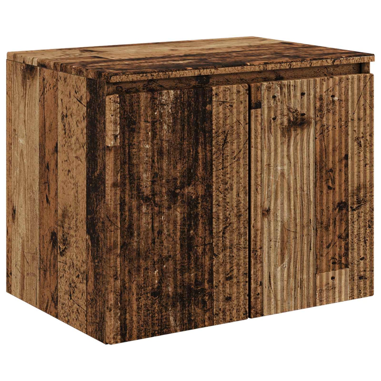 Badkamerkastenset 5 pcs Oud hout Bewerkt hout