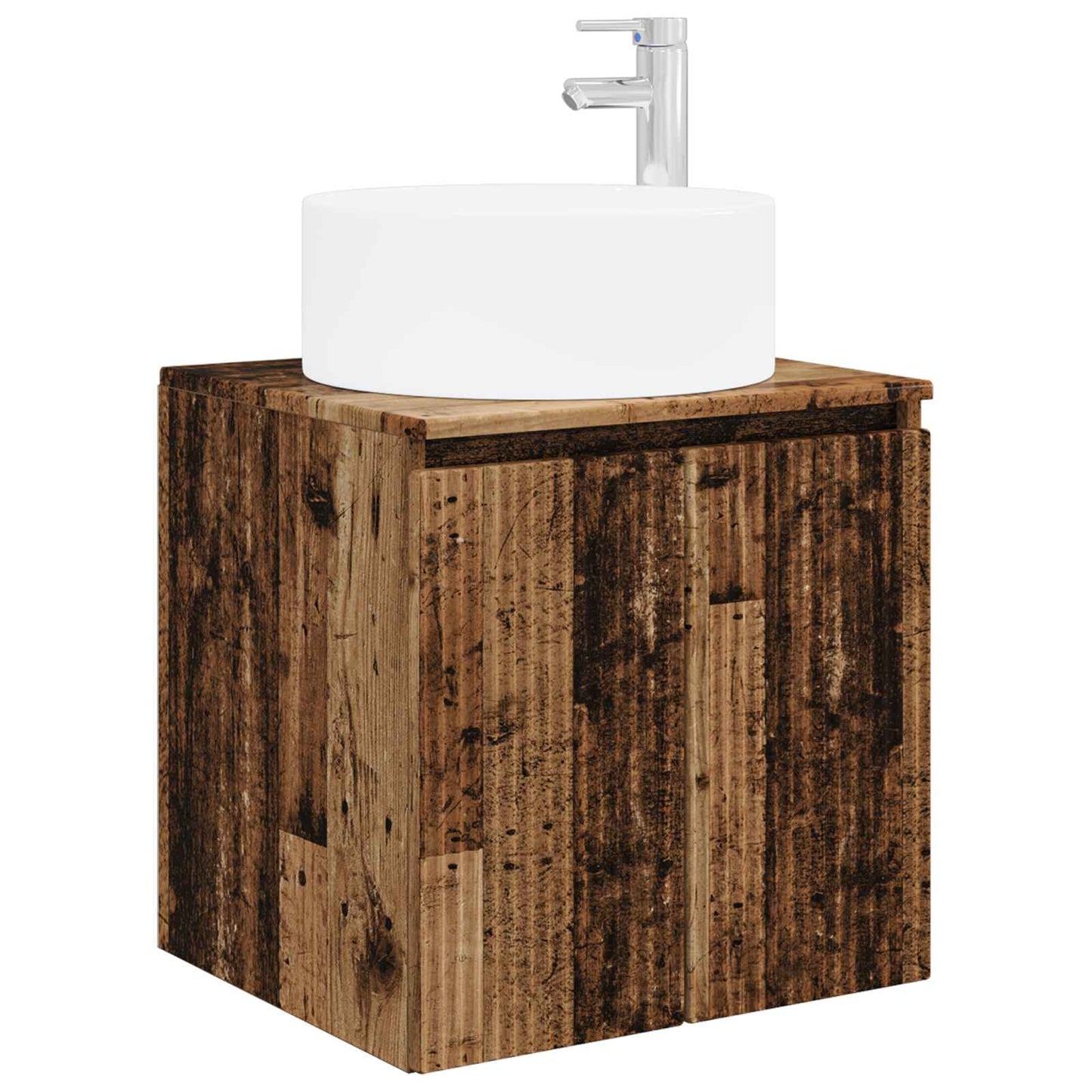 Badkamerkastenset 4 pcs Oud hout 100 x 14,5 x 70 cm