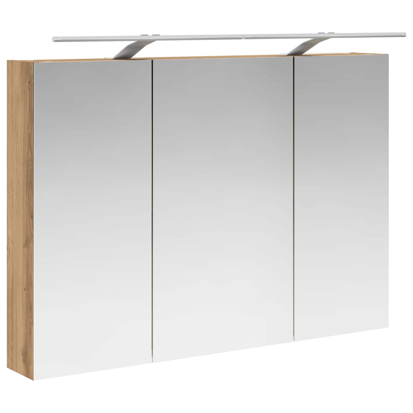 Badkamerkastenset 4 pcs Artisanaal eiken 100 x 14,5 x 70 cm