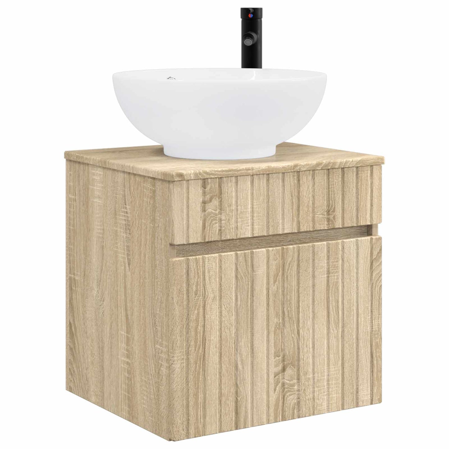Badkamerkastenset 4 pcs Sonoma Eiken 103,5 x 15,5 x 70 cm