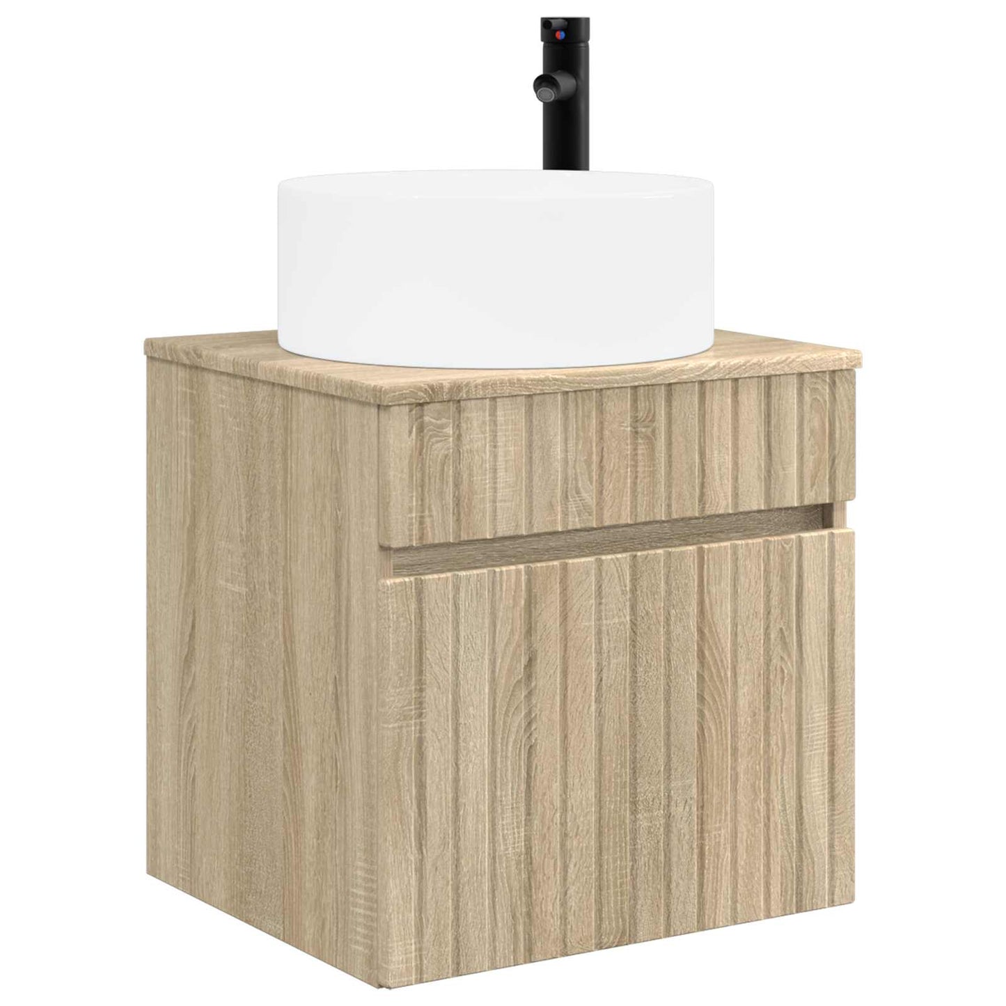 Badkamerkastenset 4 pcs Sonoma Eiken 103,5 x 15,5 x 70 cm