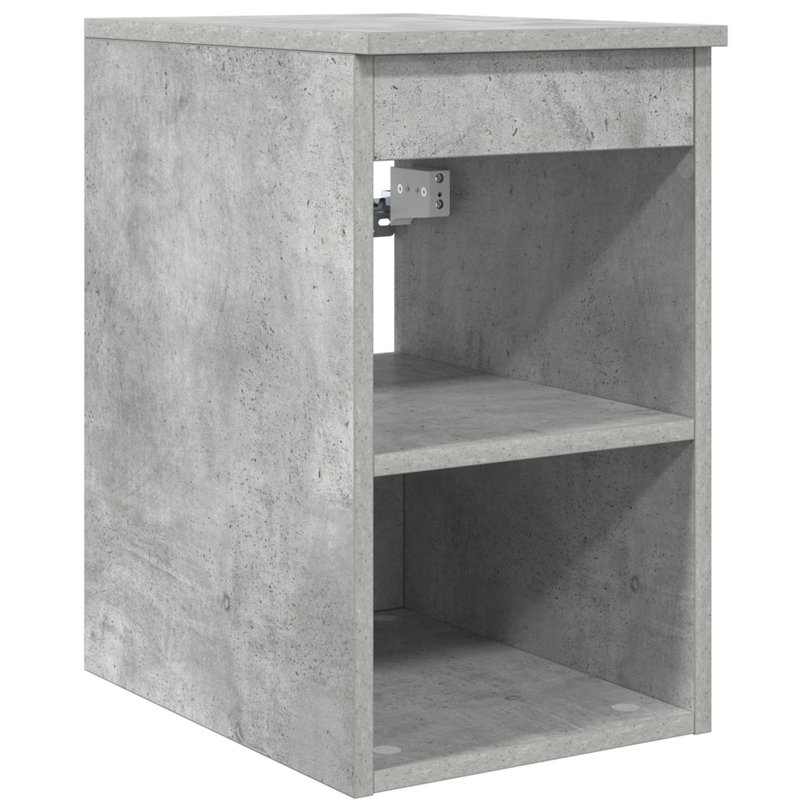 Badkamermeubelset 5 pcs Betongrijs Bewerkt hout en glas is nu te koop bij PeponiXL, paradijselijk wonen!