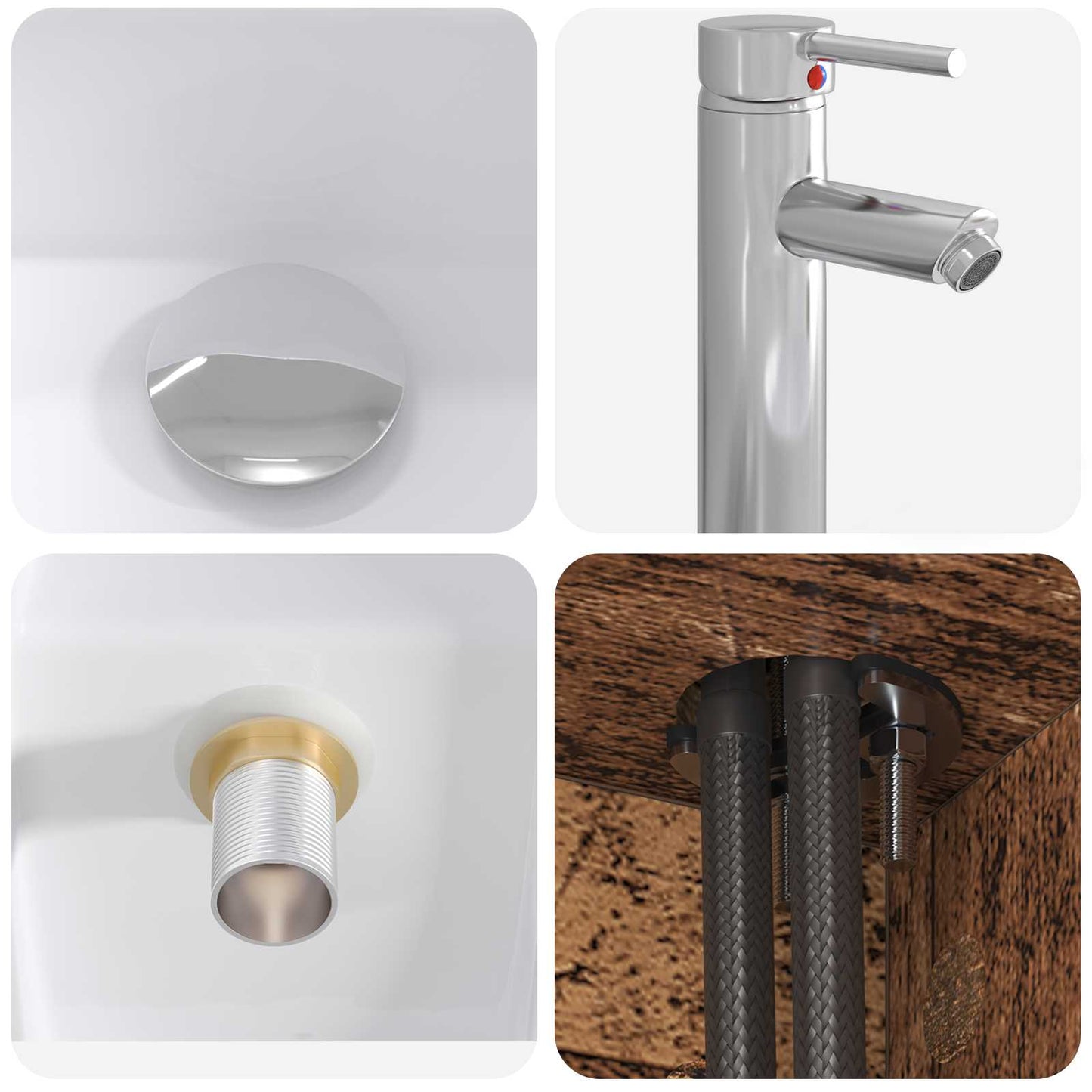 Badkamermeubelset 5 pcs Oud hout Bewerkt hout en glas is nu te koop bij PeponiXL, paradijselijk wonen!