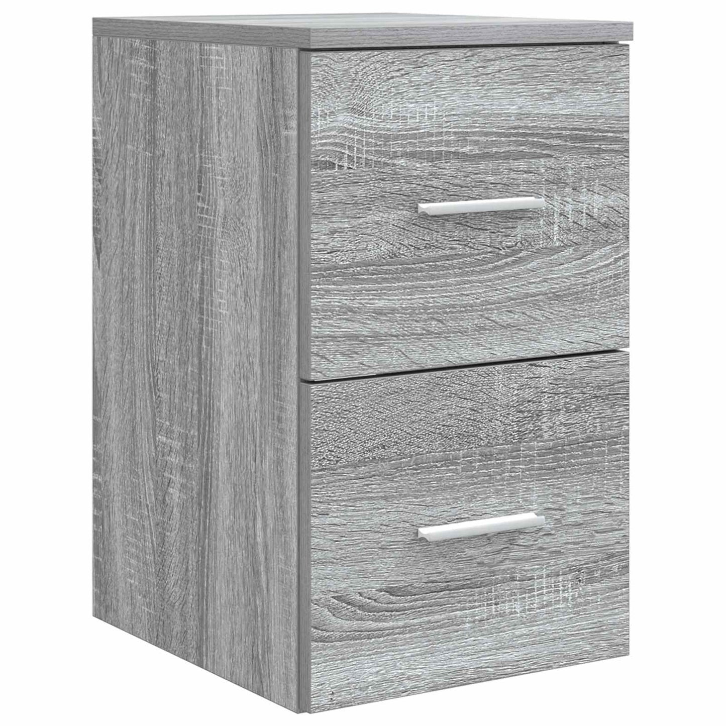 Badkamermeubelset 5 pcs Grijs Sonoma Bewerkt hout en glas is nu te koop bij PeponiXL, paradijselijk wonen!
